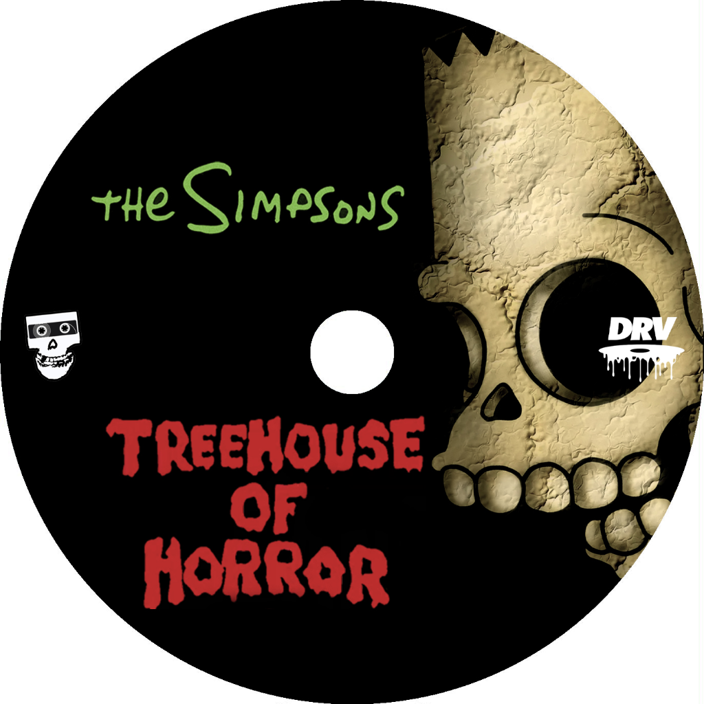 The Simpson’s Treehouse Of Horror Volume One Custom Blu Ray BD-R