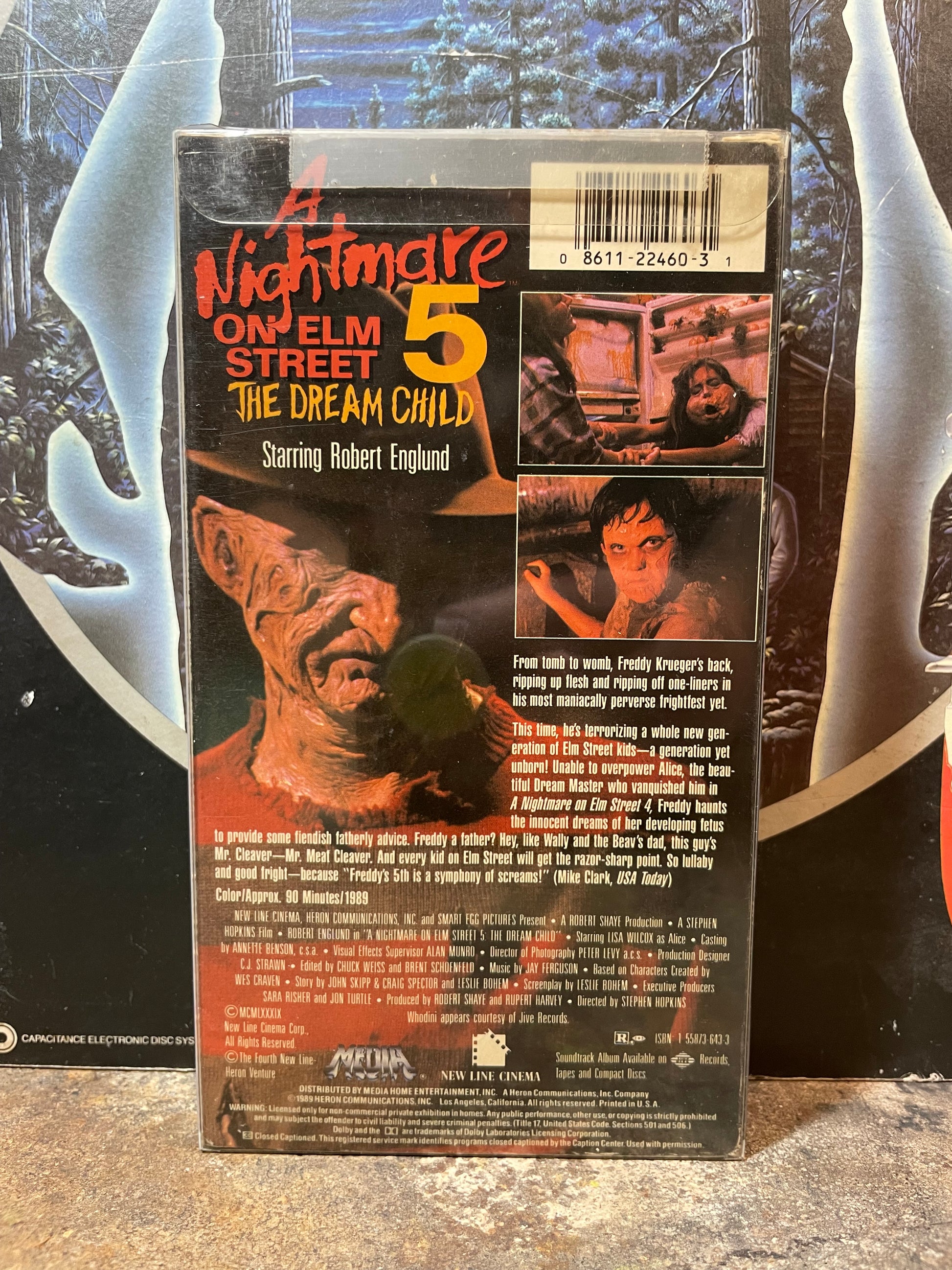 A Nightmare On Elm Street Media Set Used VHS