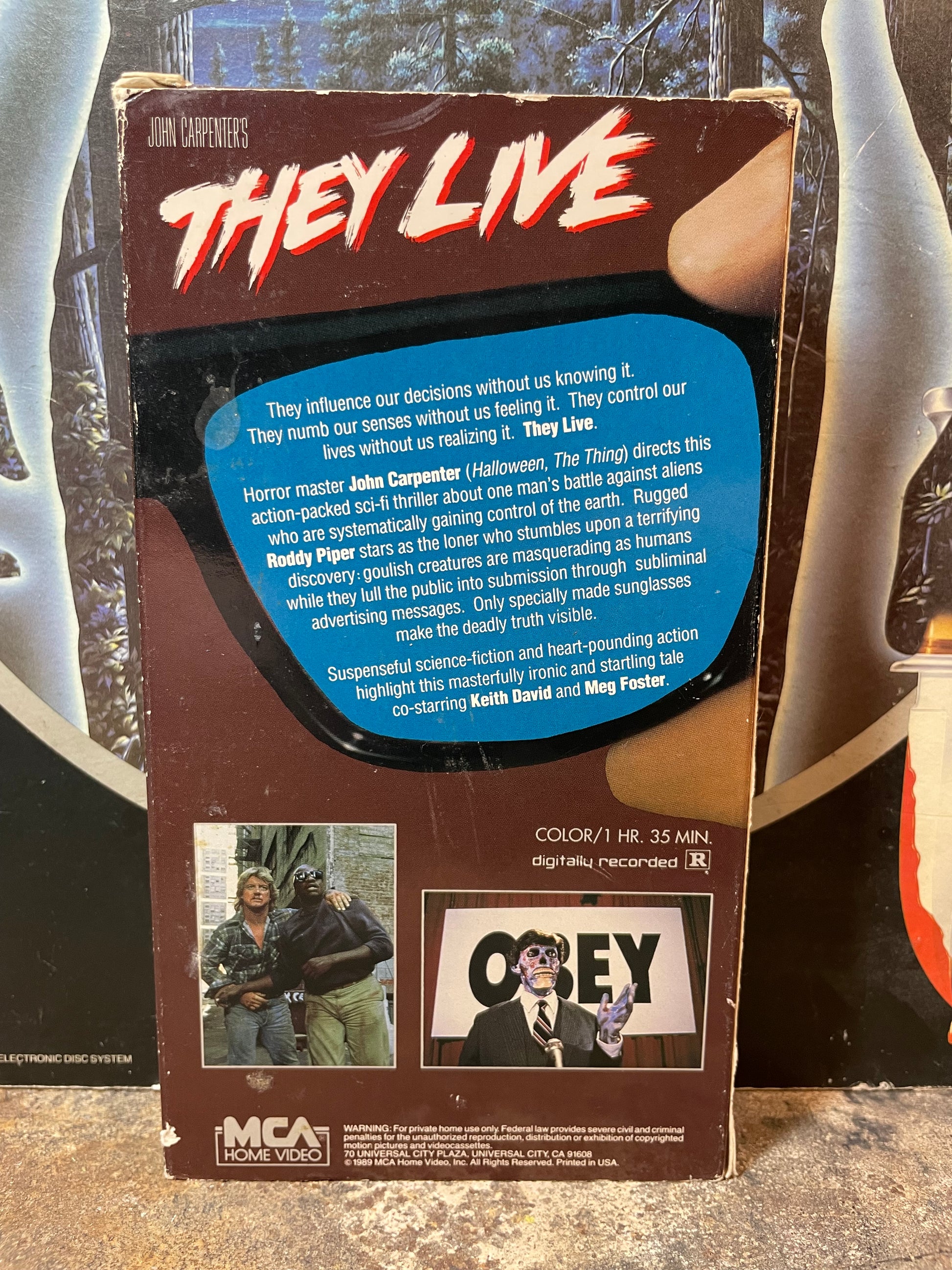 They Live Used VHS
