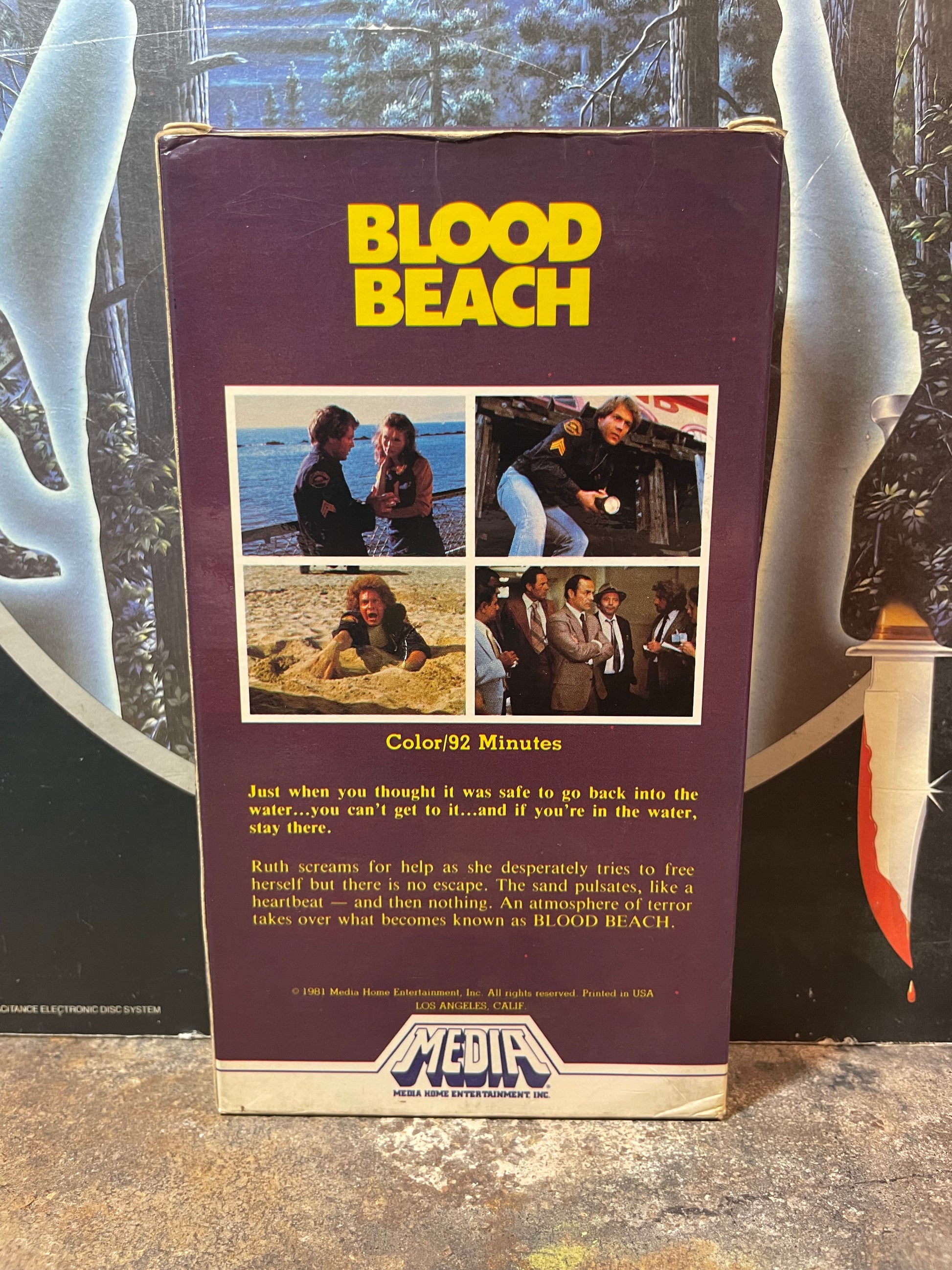 Blood Beach Used VHS