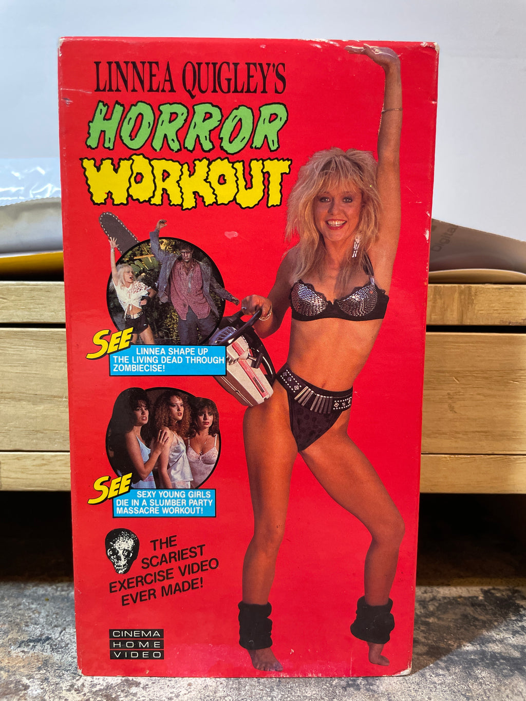 Linnea Quigley’s Horror Workout Promo Screener Used VHS