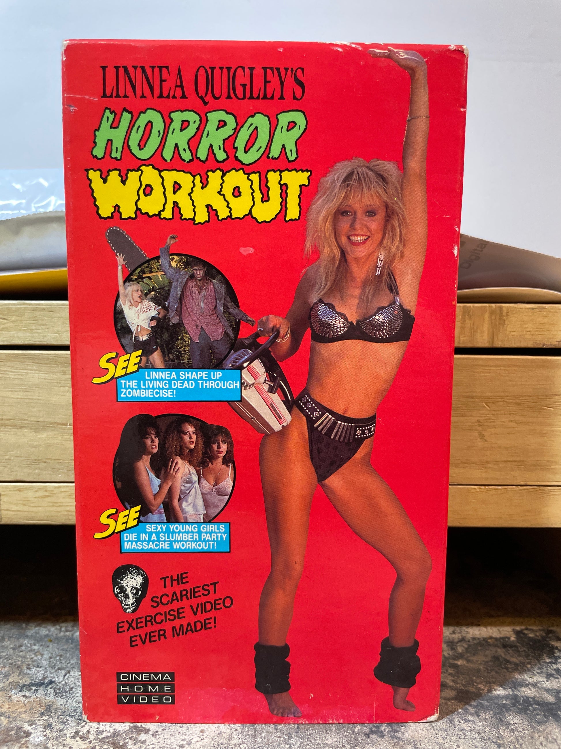 Linnea Quigley’s Horror Workout Promo Screener Used VHS