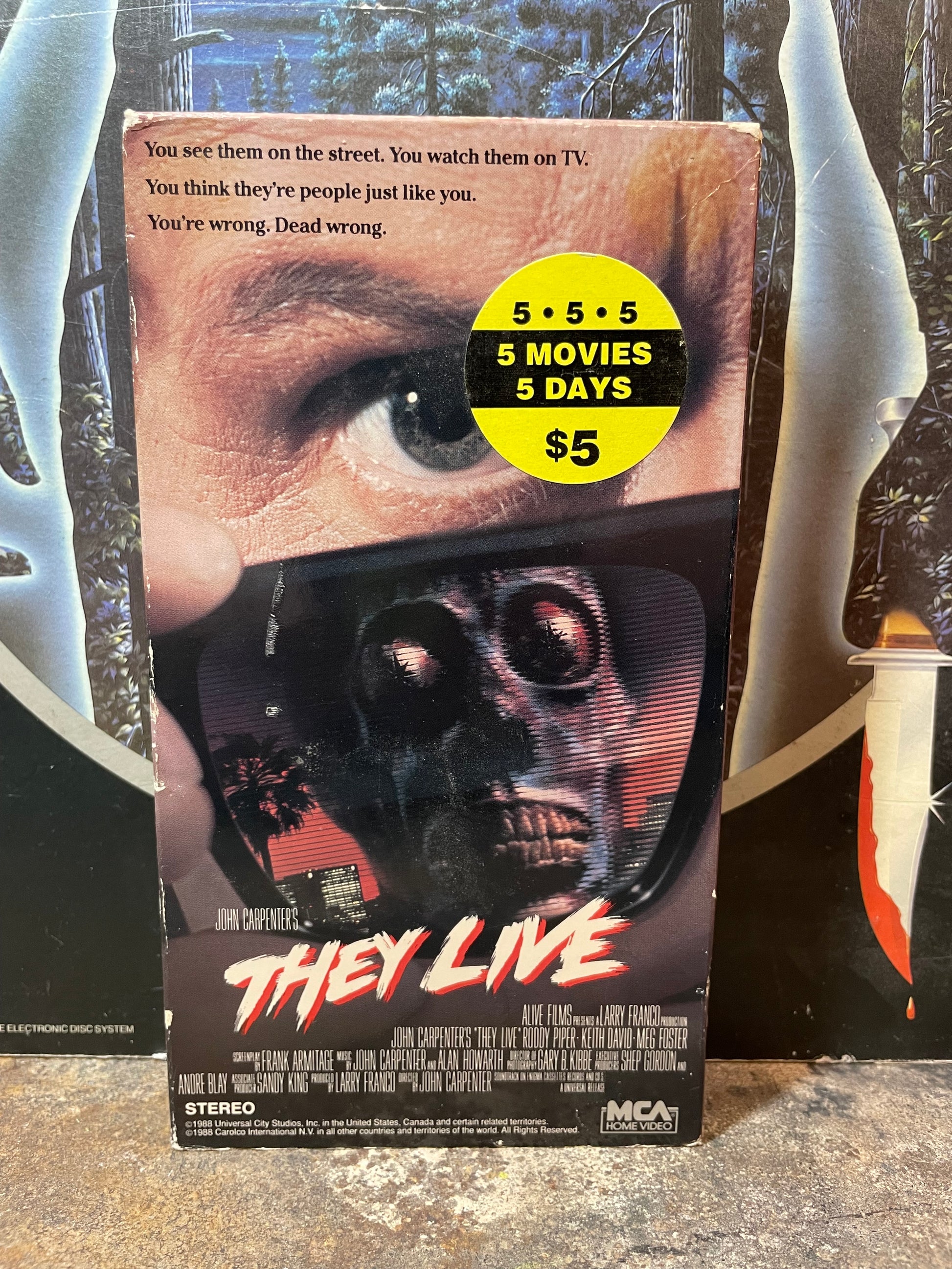 They Live Used VHS