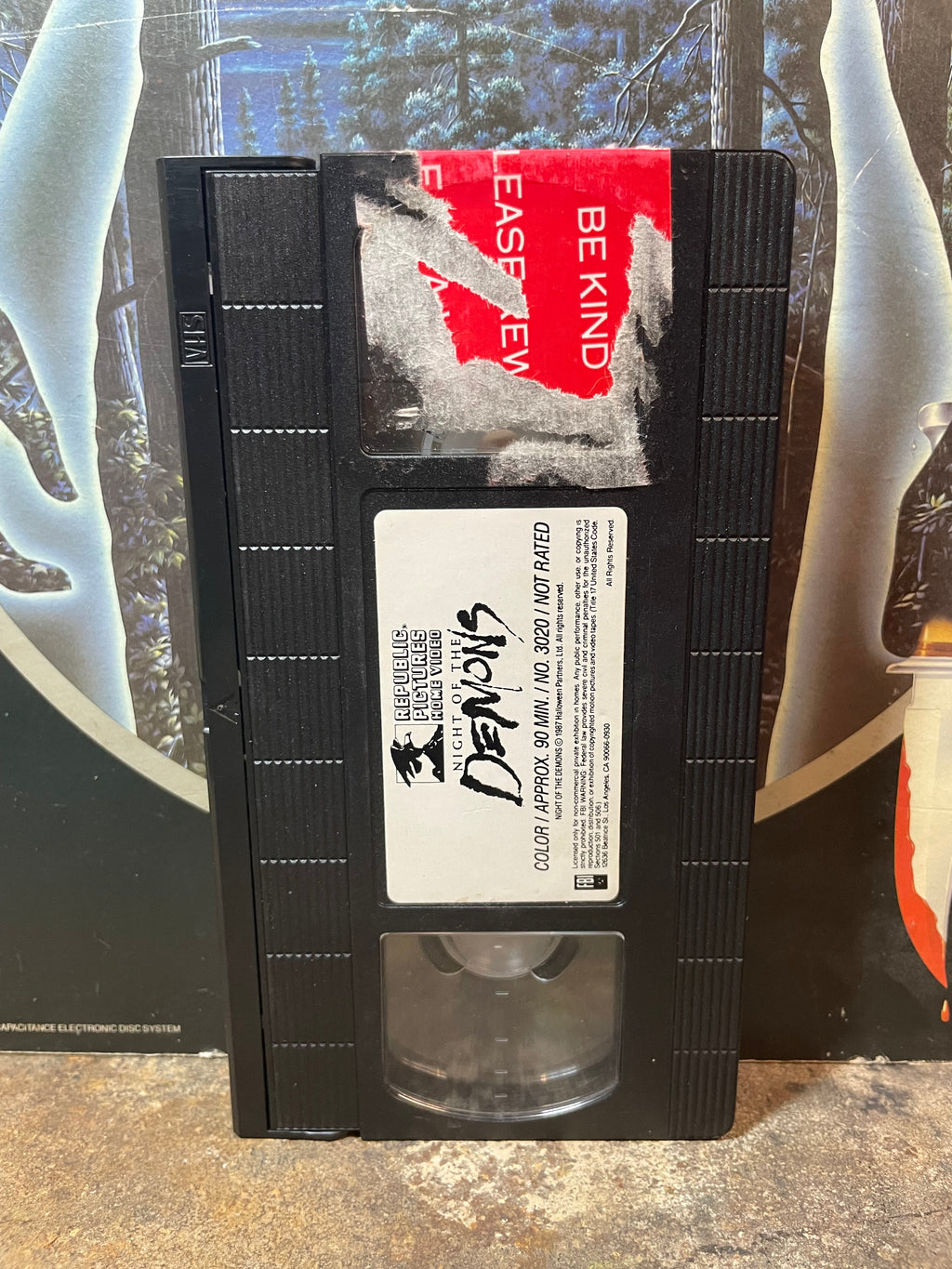 Night Of The Demons Used VHS