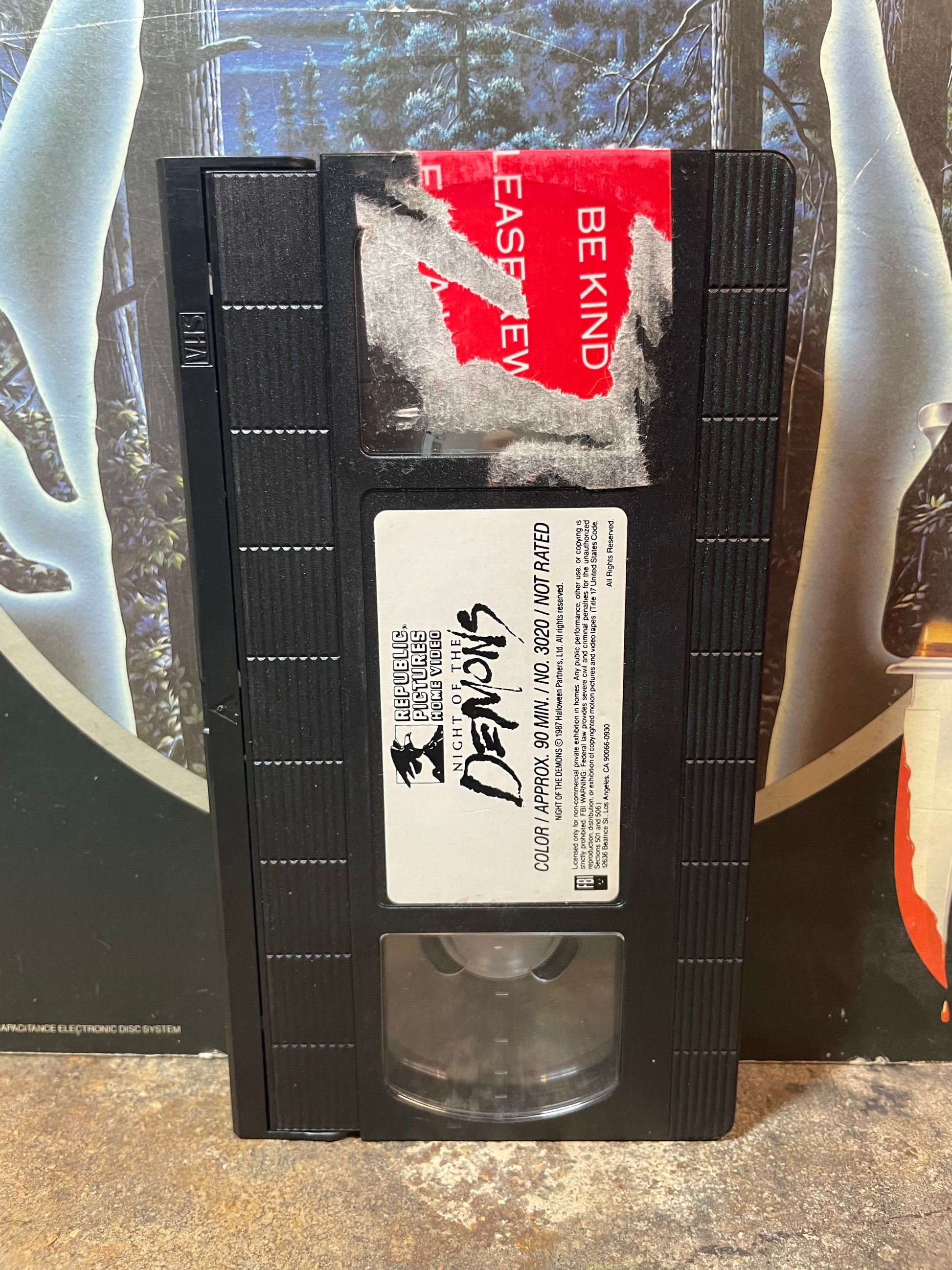 Night Of The Demons Used VHS