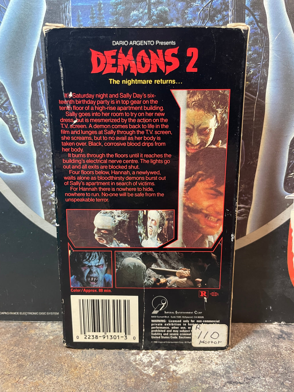 Demons 2 Used VHS