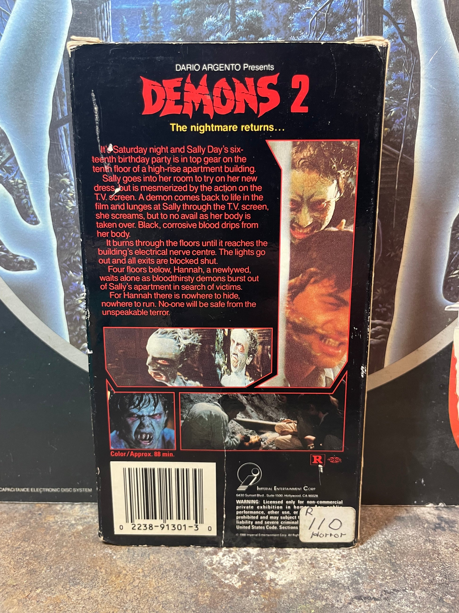 Demons 2 Used VHS