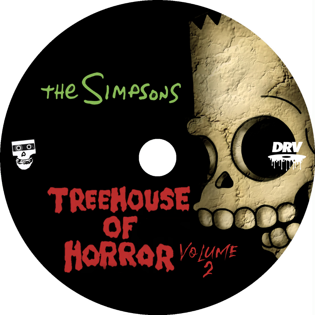 The Simpson’s Treehouse Of Horror Volume Two Custom Blu Ray BD-R