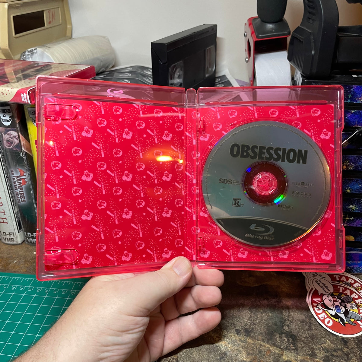 Obsession Replacement Blu Ray Case & Artwork