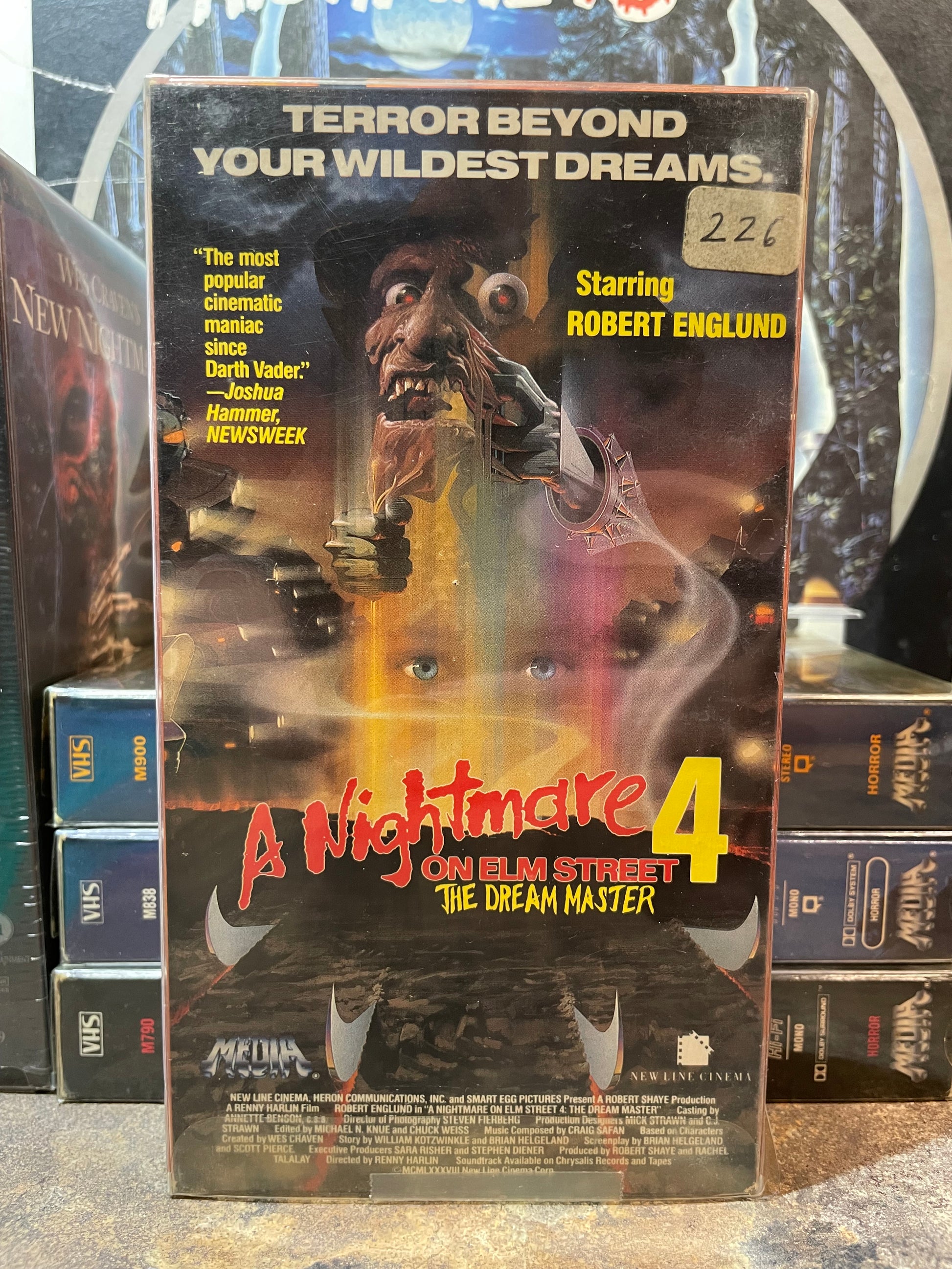 A Nightmare On Elm Street Media Set Used VHS