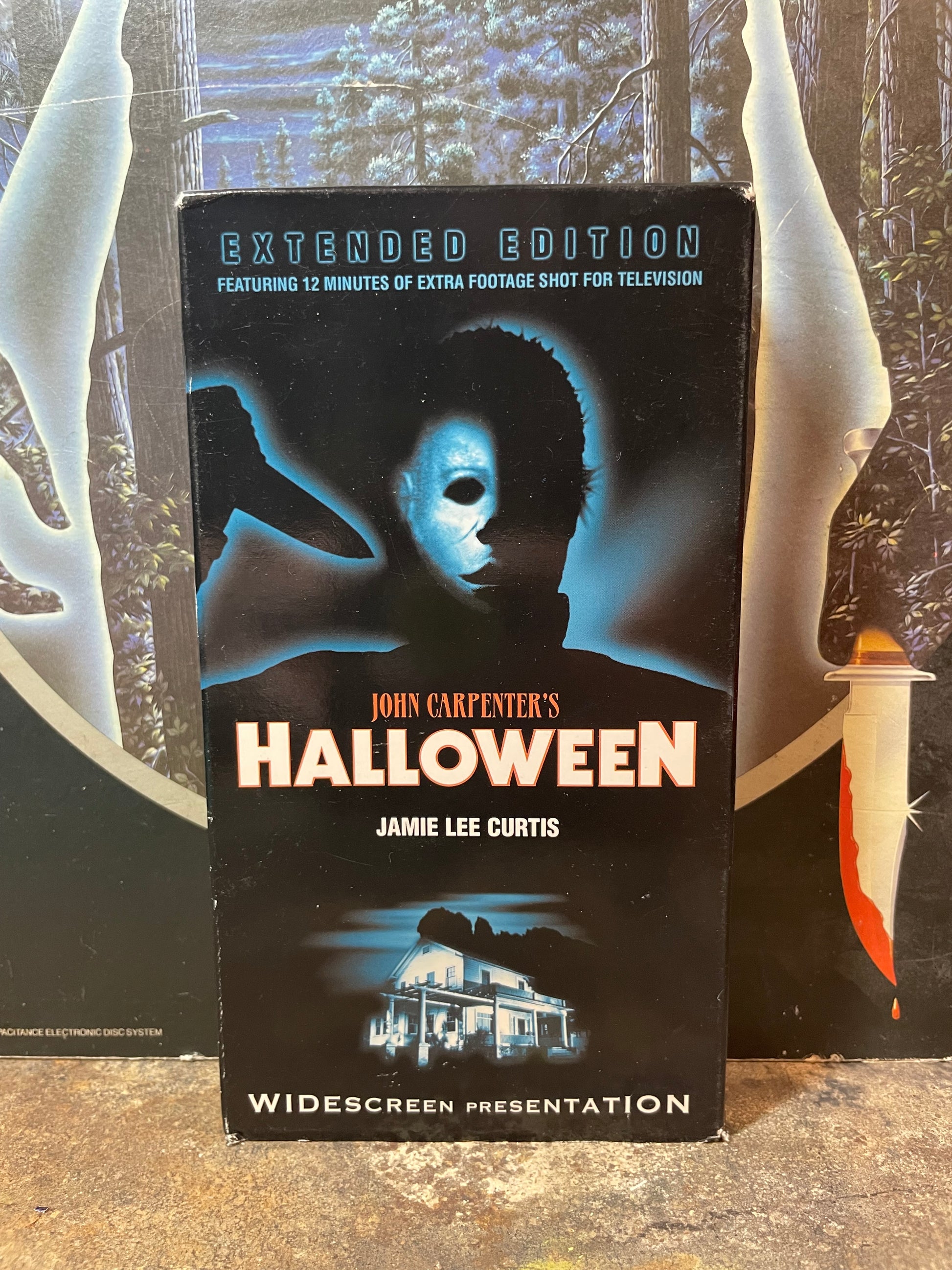 Halloween Extended Cut Used VHS