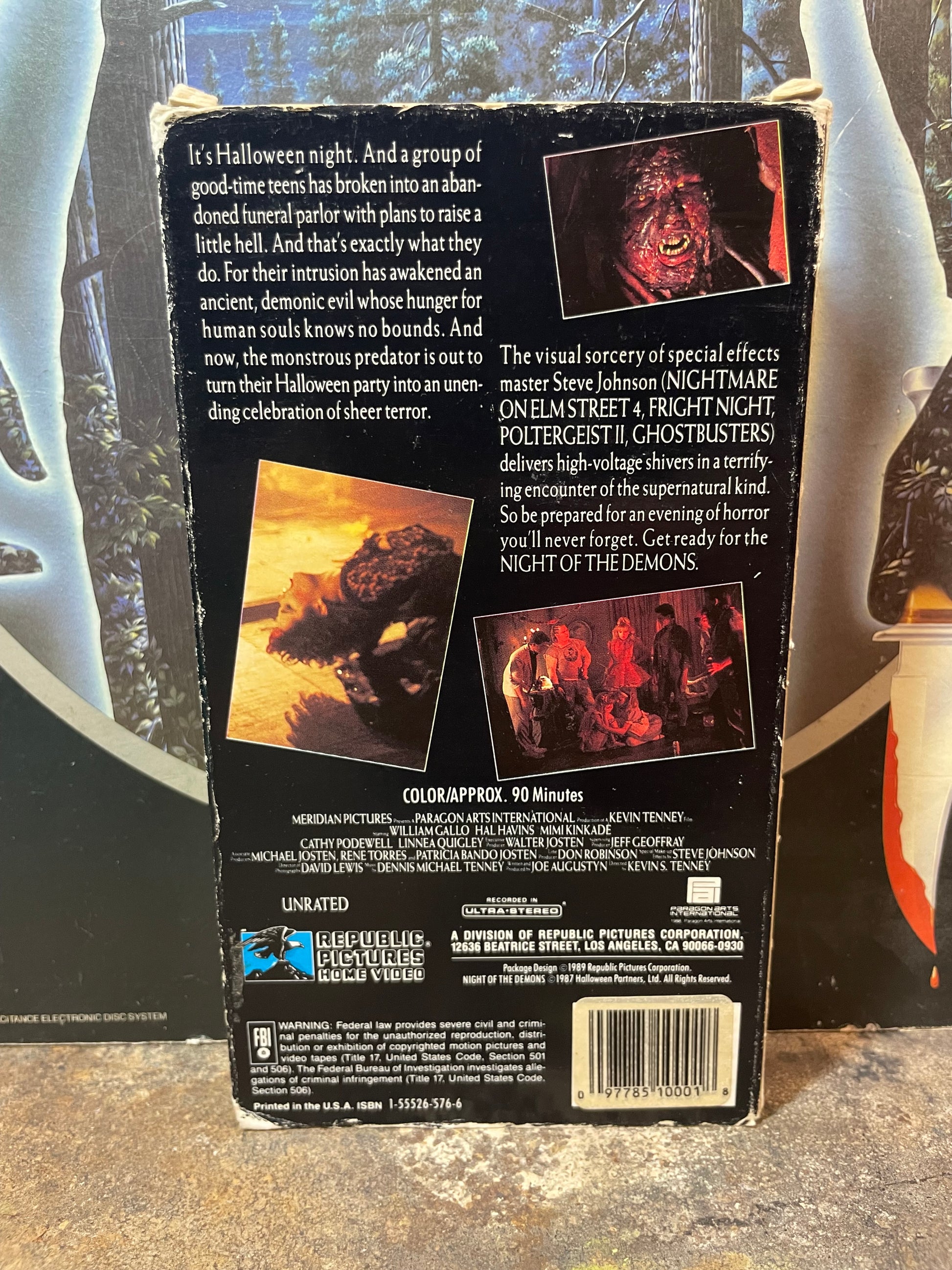Night Of The Demons Used VHS