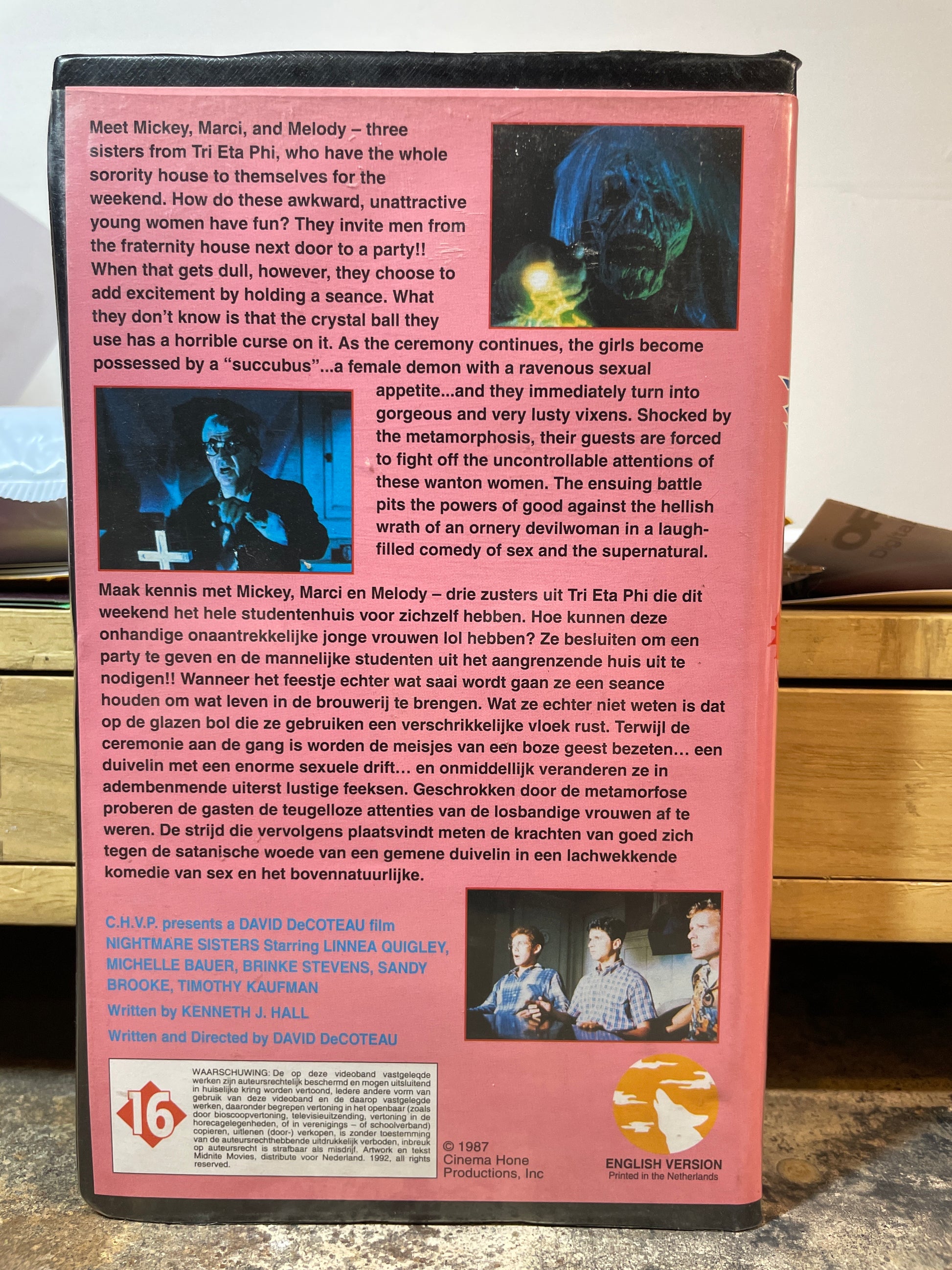 Nightmare Sisters Used VHS