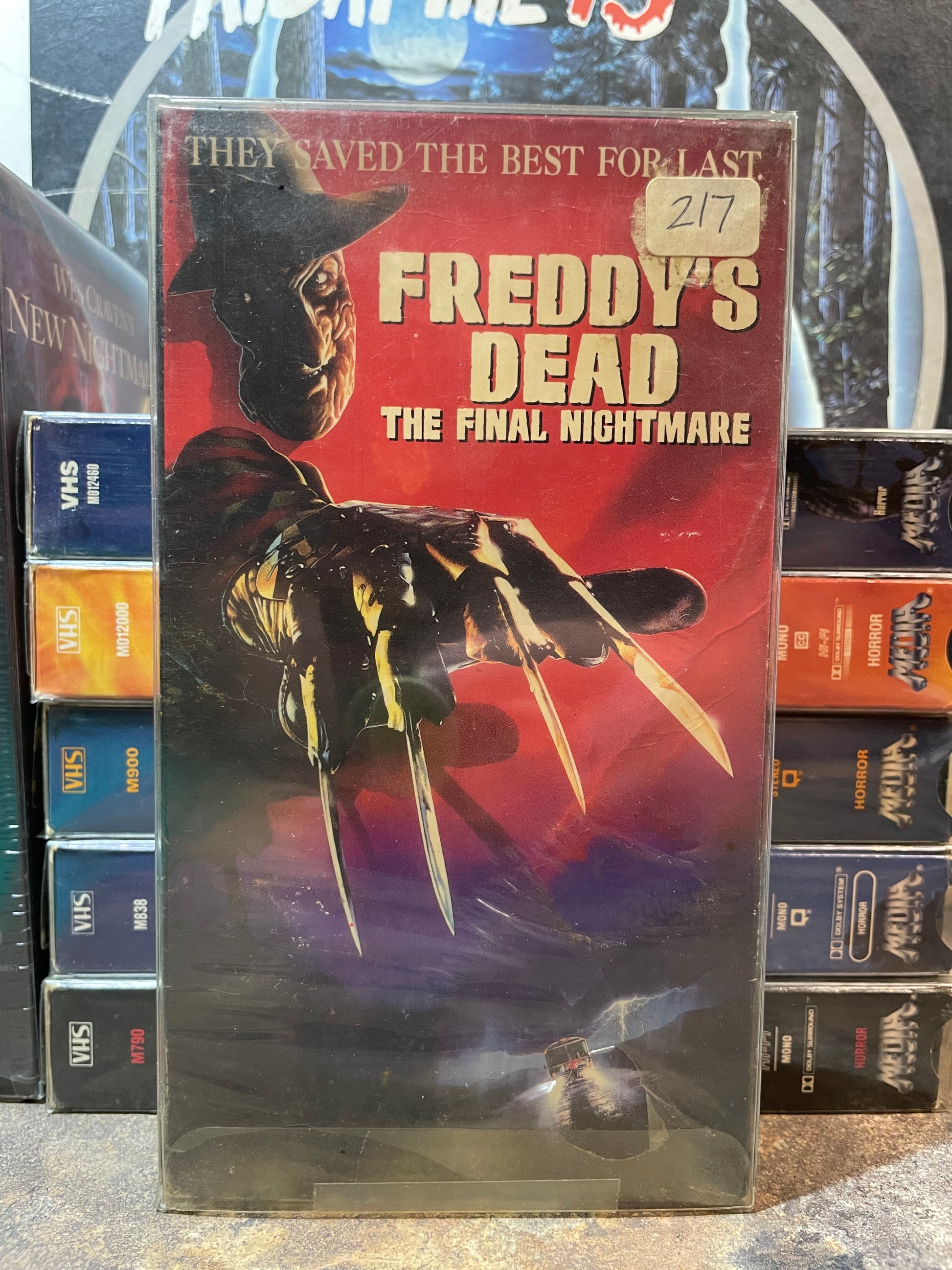 A Nightmare On Elm Street Media Set Used VHS