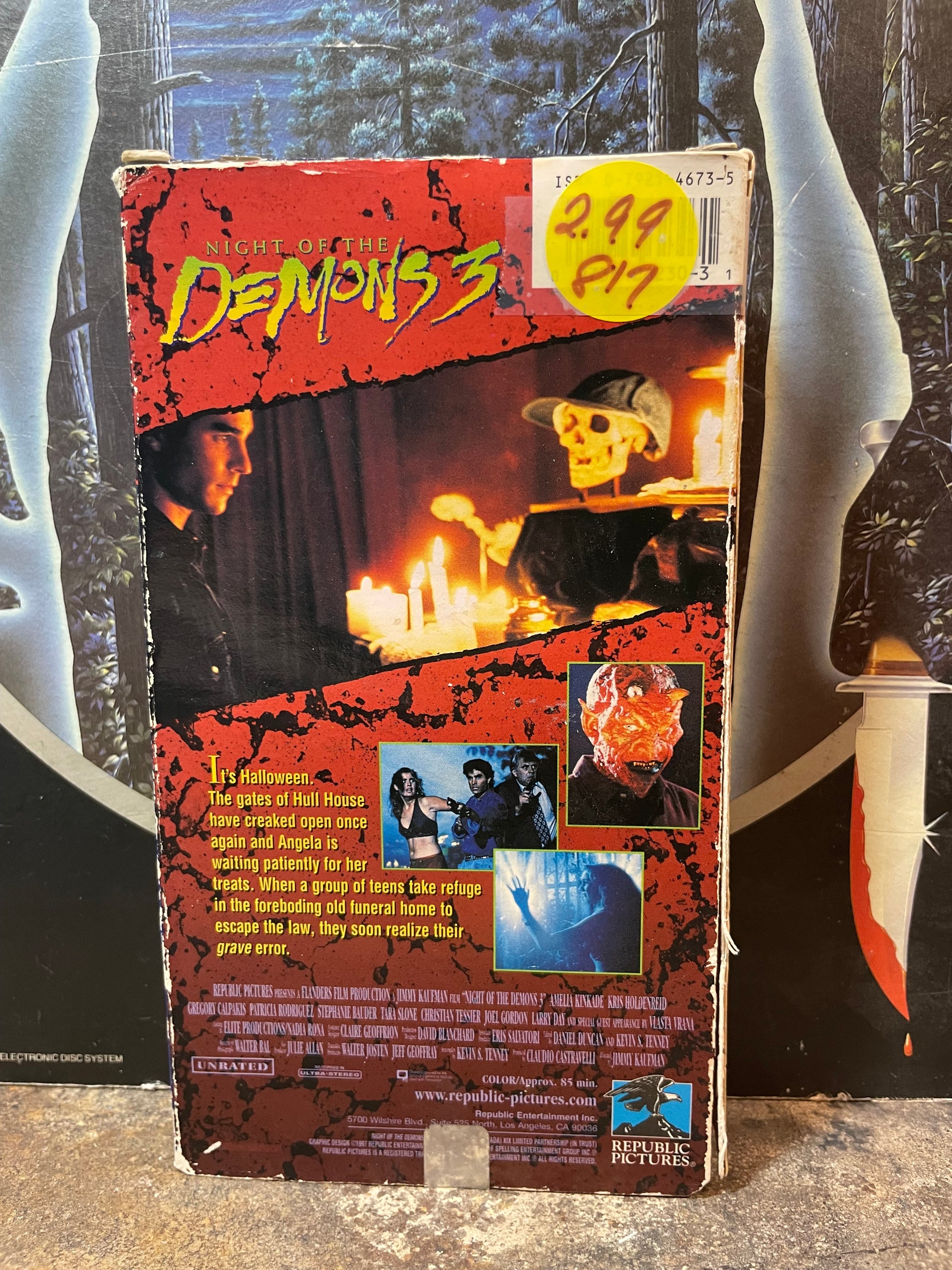Night Of The Demons 3 Used VHS