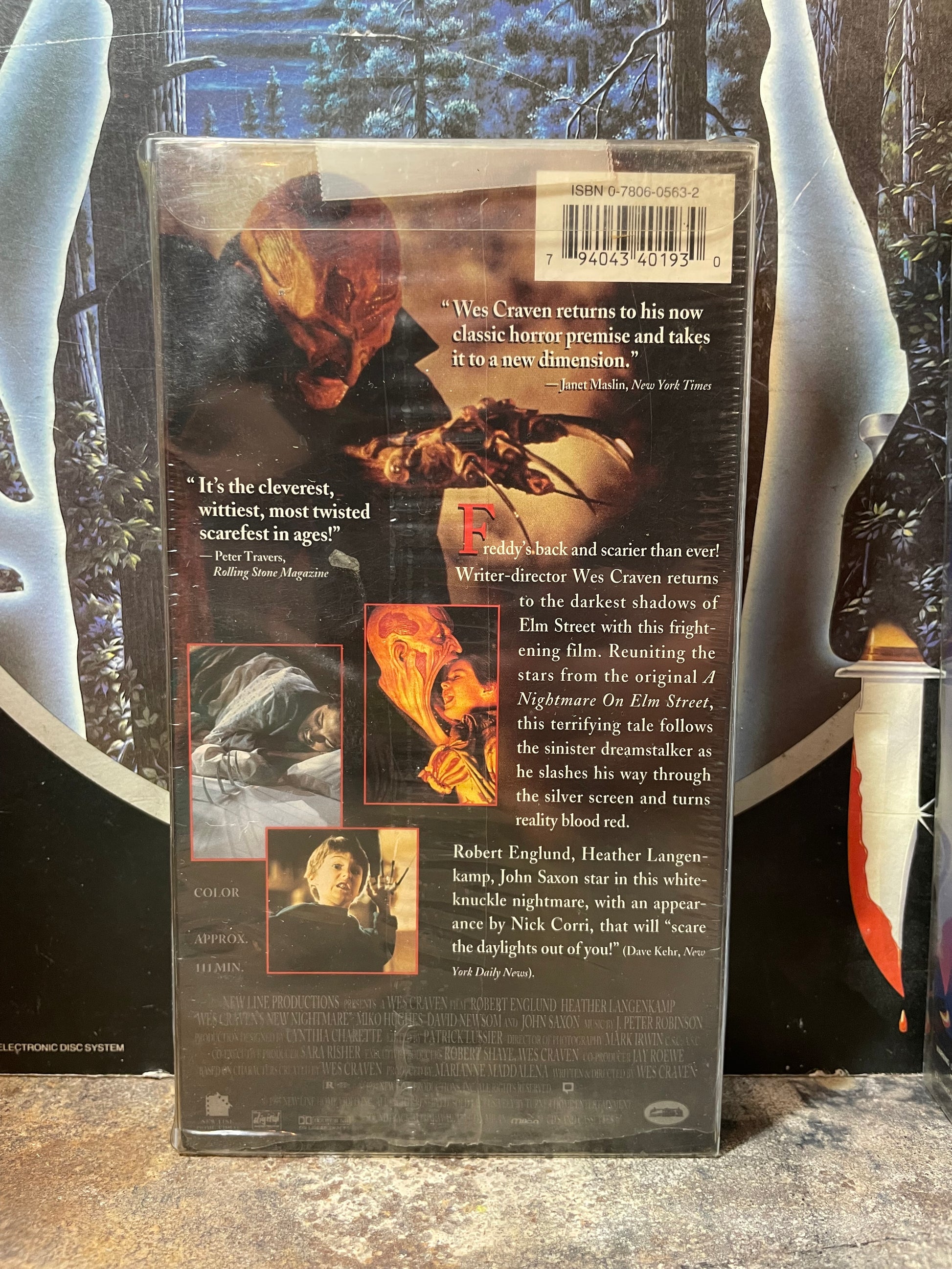 A Nightmare On Elm Street Media Set Used VHS