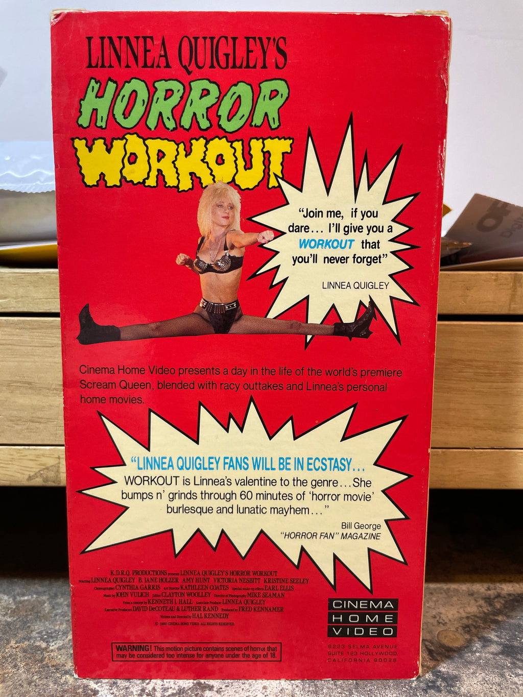 Linnea Quigley’s Horror Workout Promo Screener Used VHS