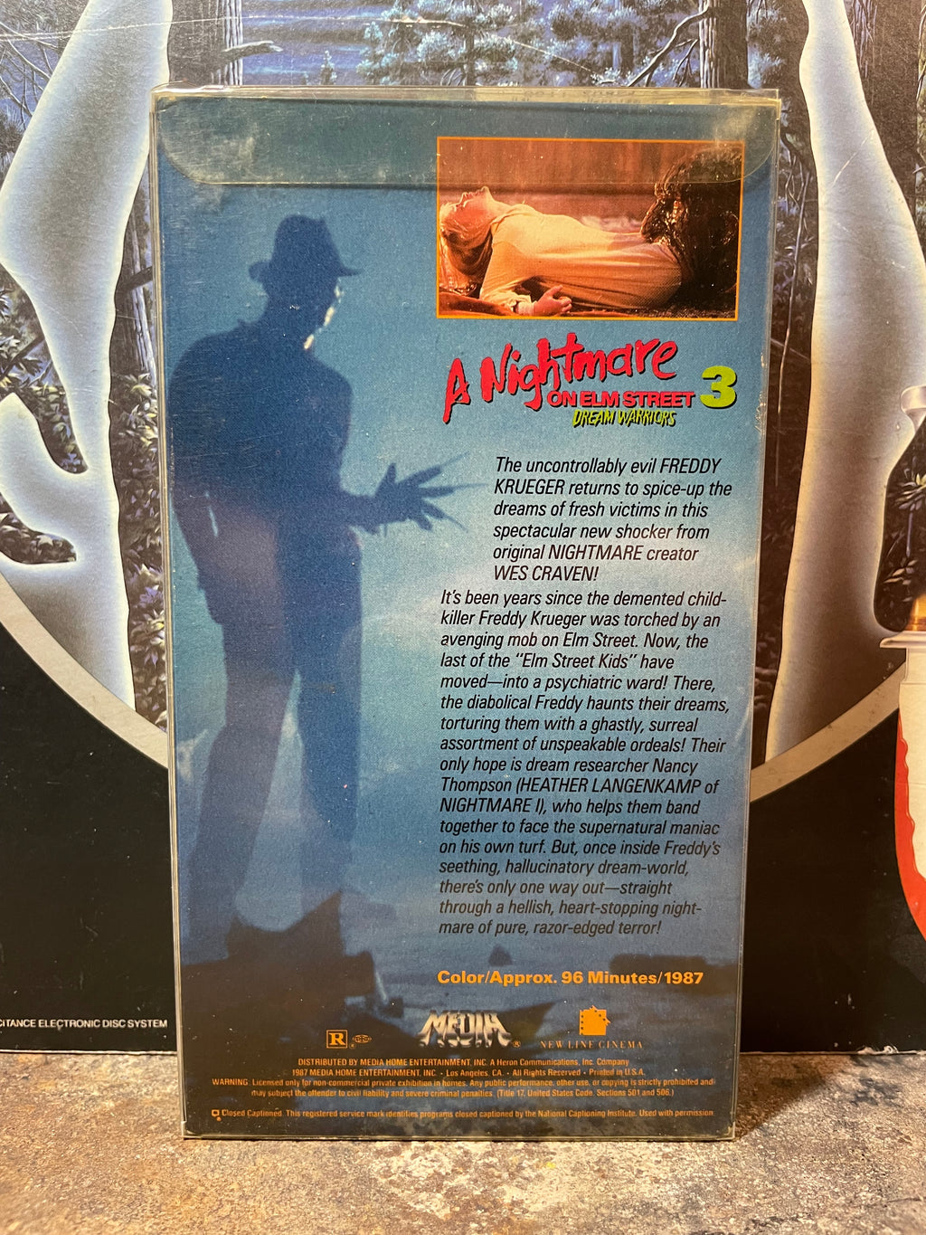 A Nightmare On Elm Street Media Set Used VHS