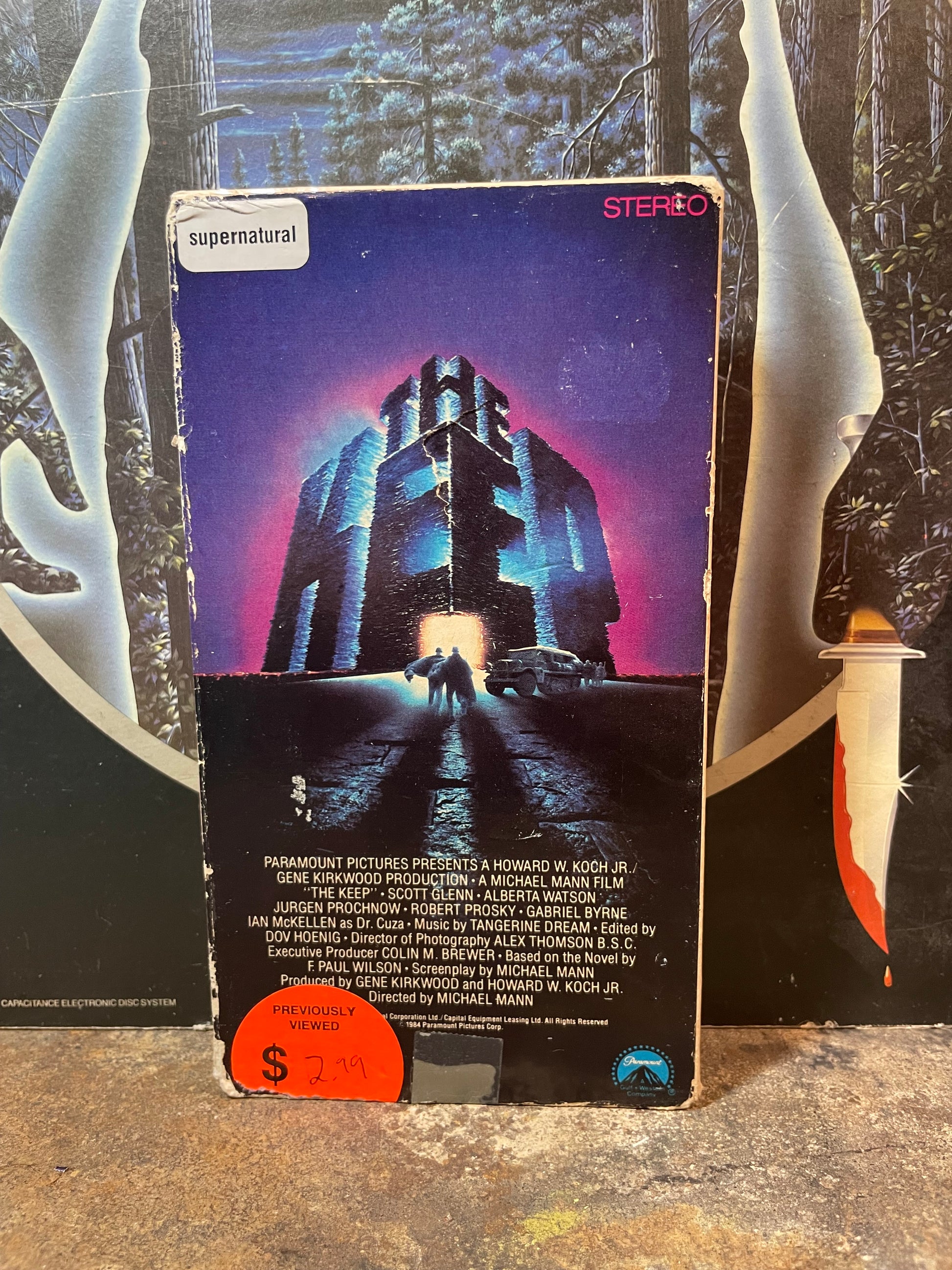 The Keep Used VHS