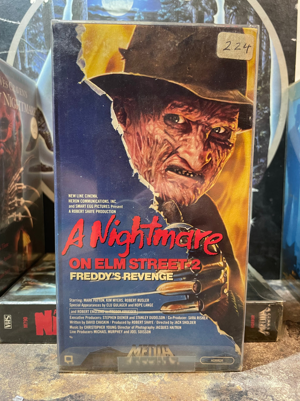 A Nightmare On Elm Street Media Set Used VHS