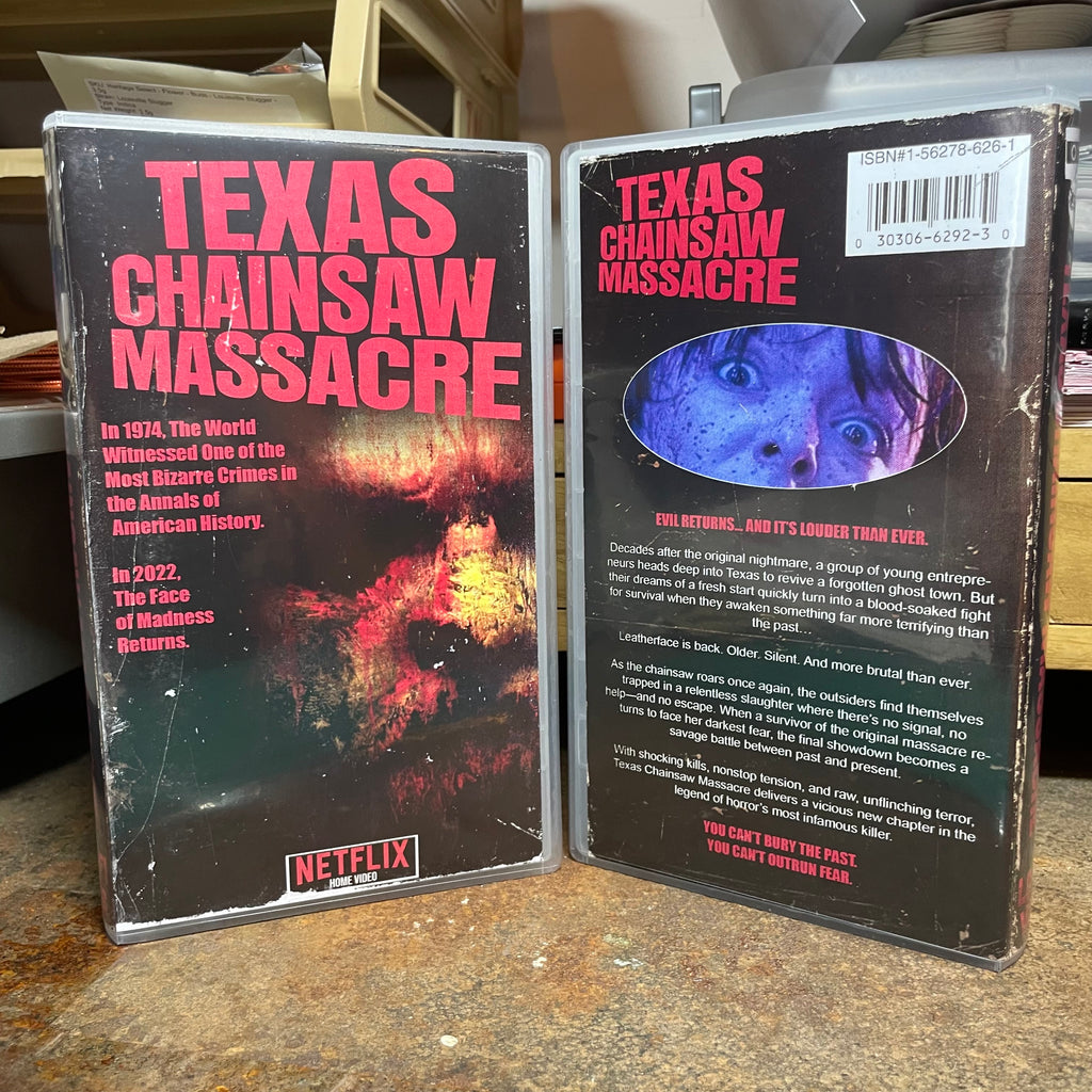 Texas Chainsaw Massacre 2022 VHS Artifact