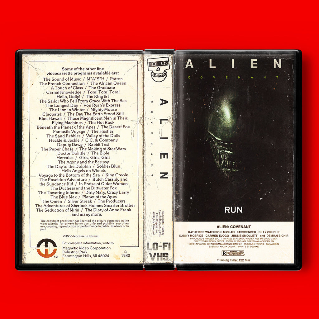 Alien Covenant VHS Artifact