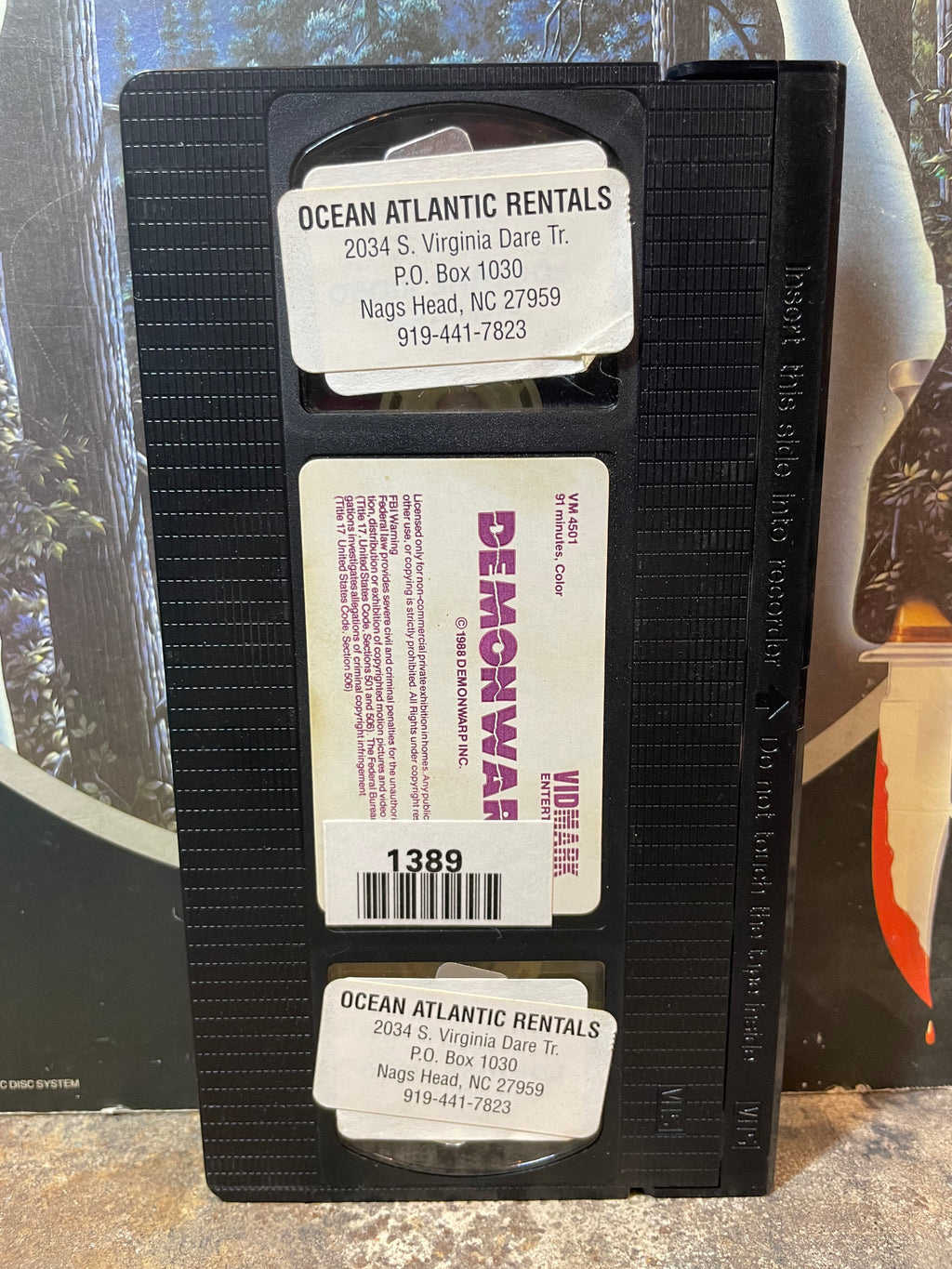 Demonwarp Used VHS
