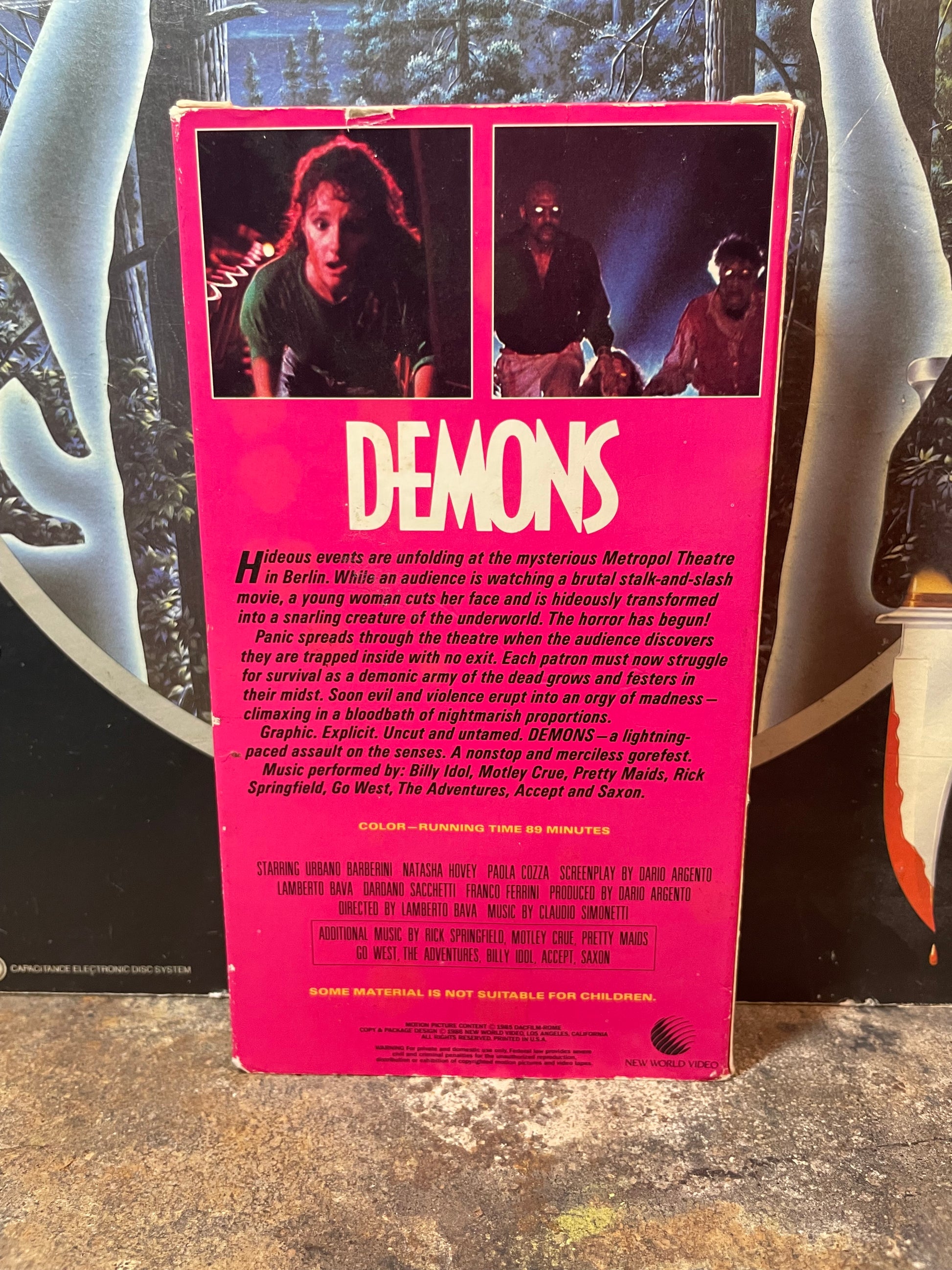 Demons Used VHS