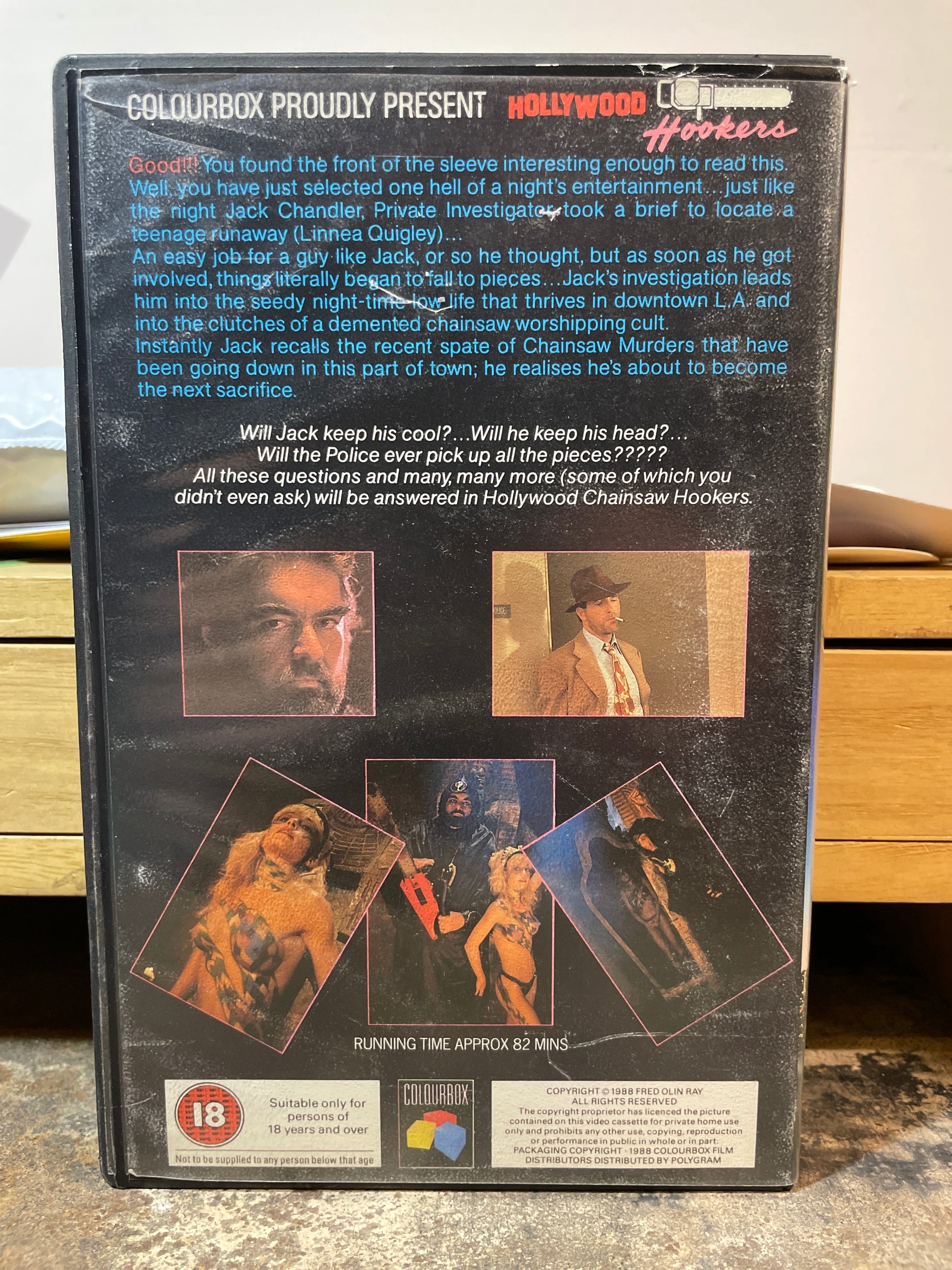 Hollywood Chainsaw Hookers Used VHS