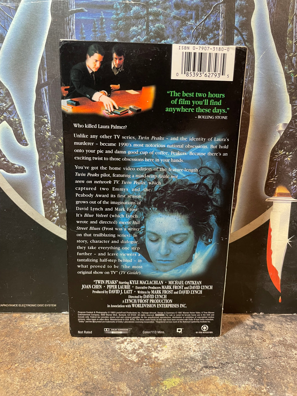 Twin Peaks Pilot Movie Used VHS