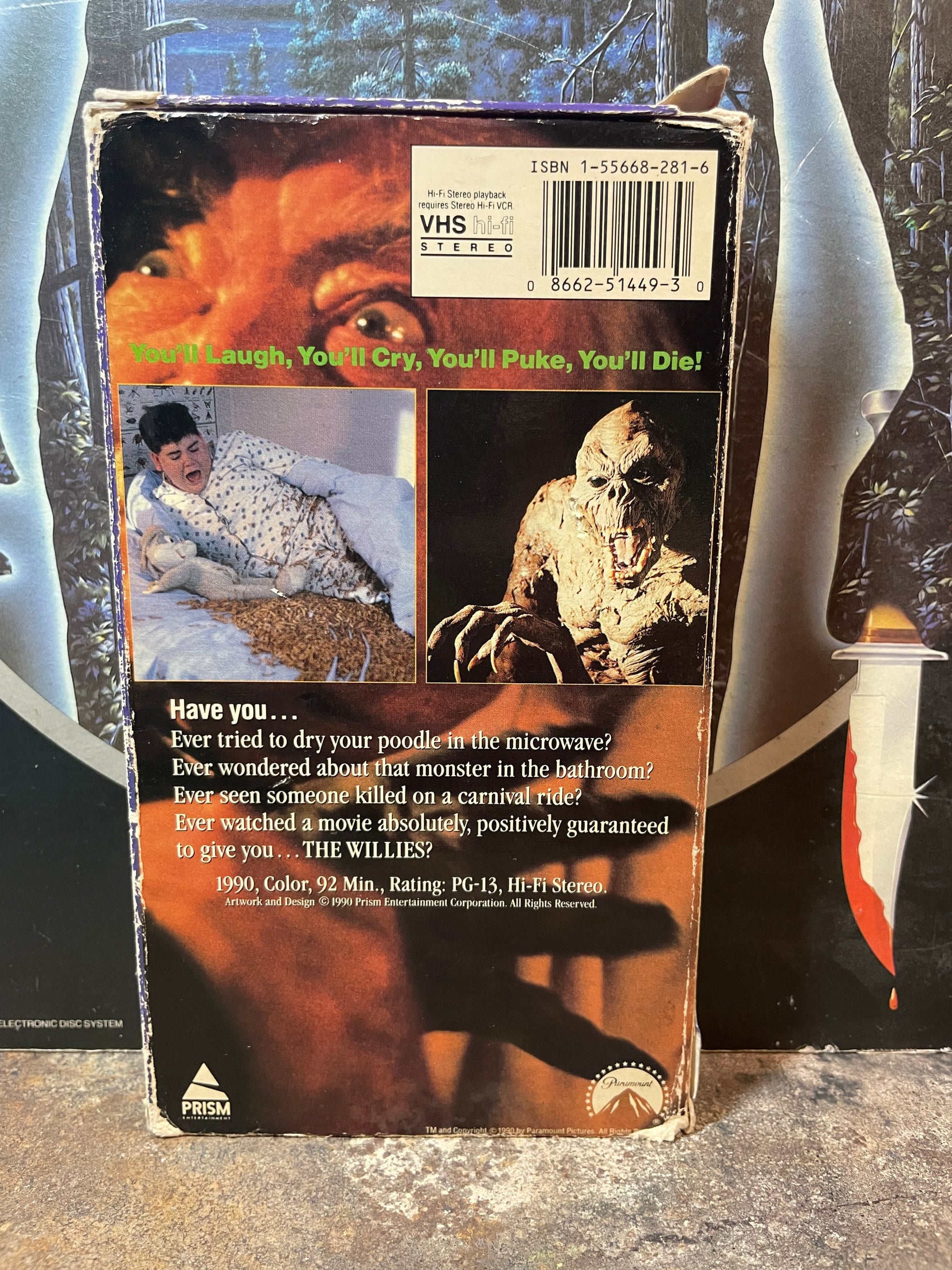 The Willies Used VHS