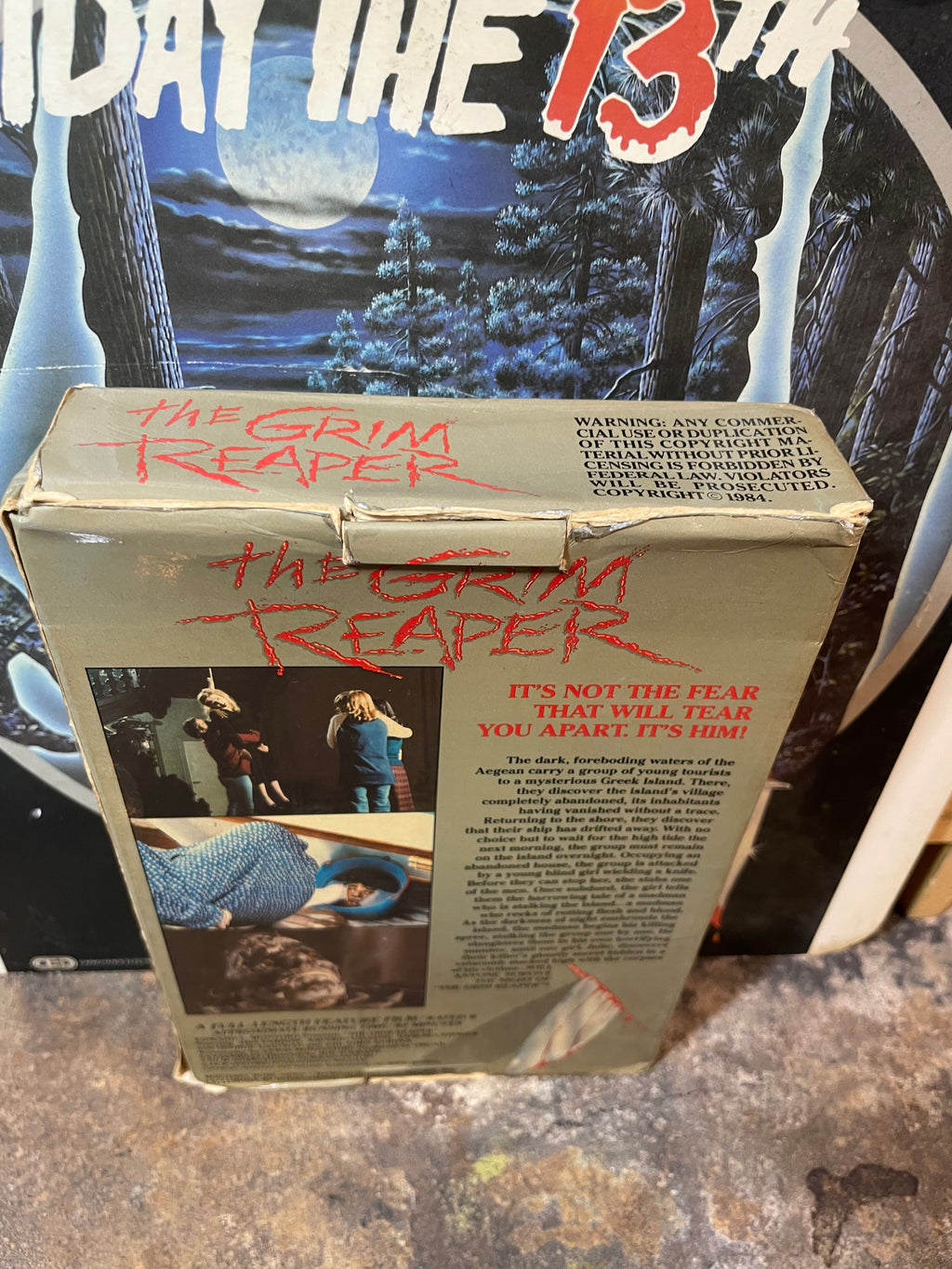 The Grim Reaper aka Anthrophagus Used VHS