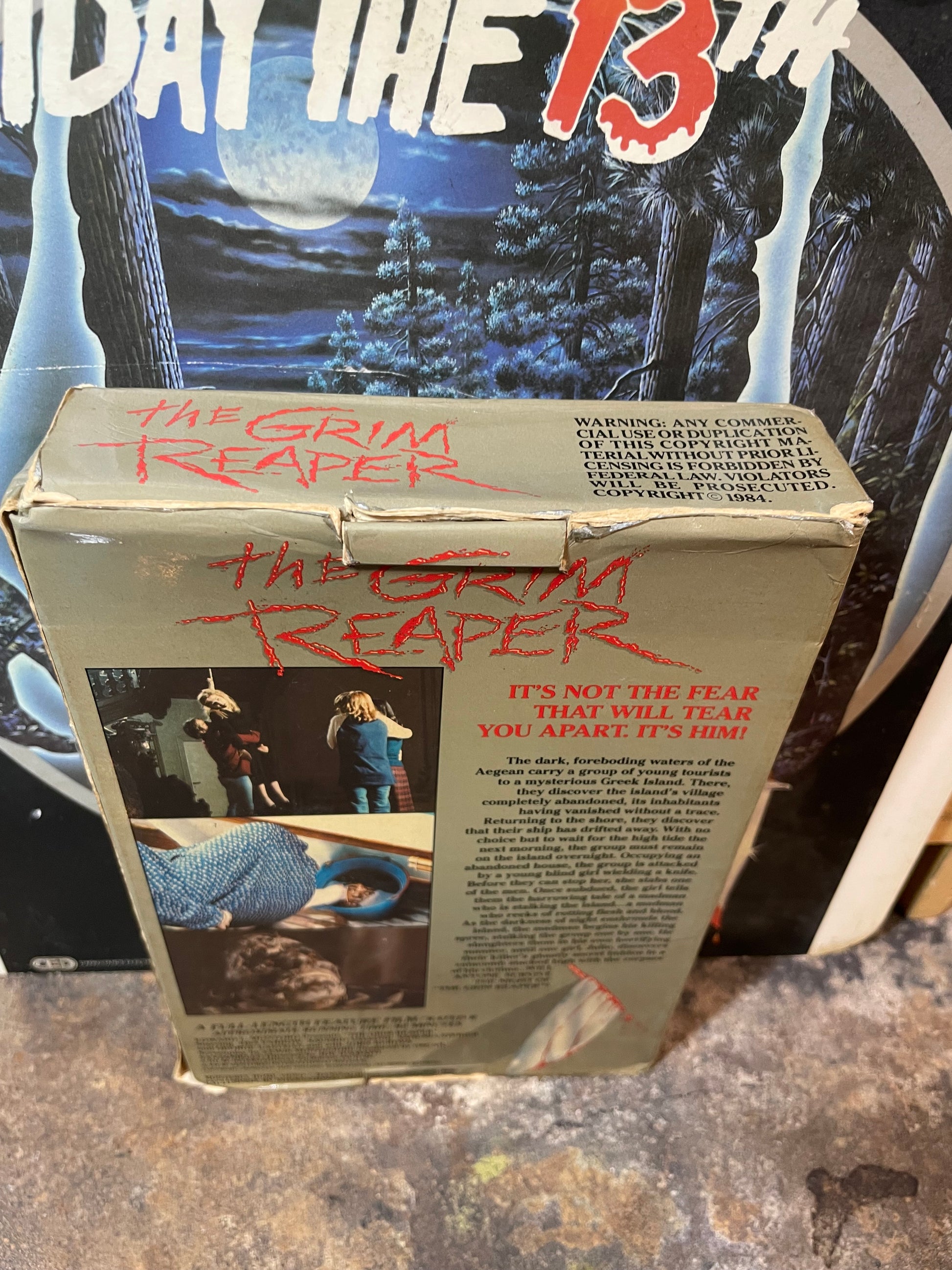 The Grim Reaper aka Anthrophagus Used VHS