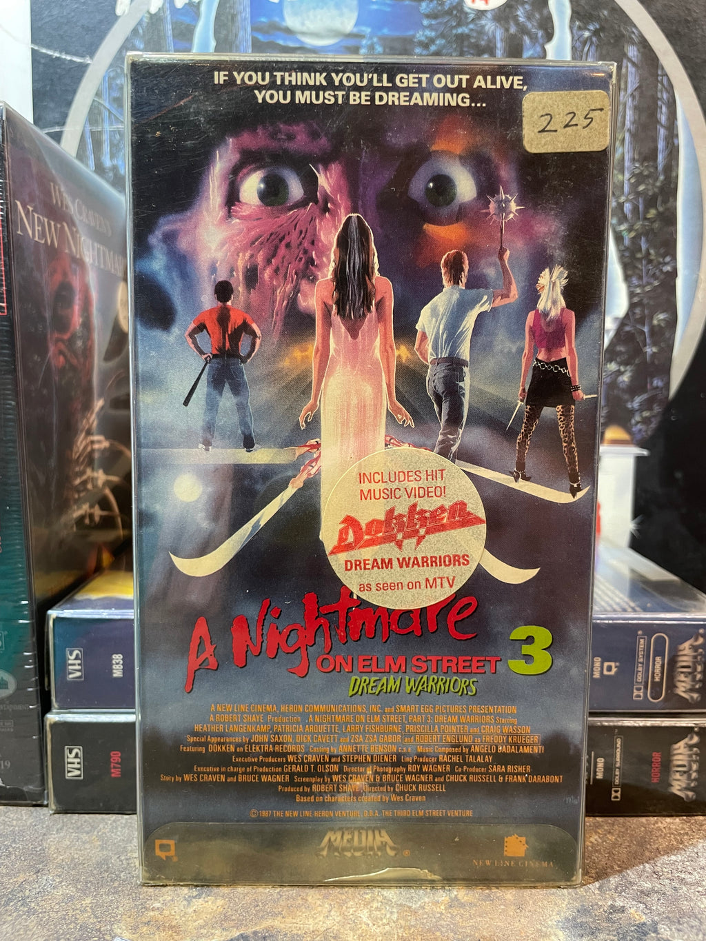 A Nightmare On Elm Street Media Set Used VHS