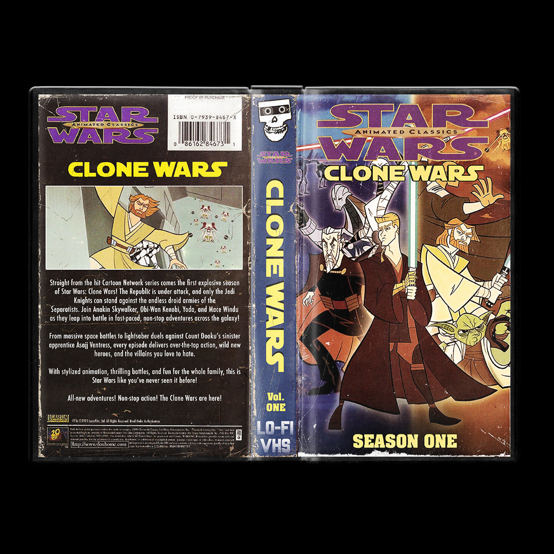 Genndy Tartakovsky's Clone Wars Volume One VHS Artifact