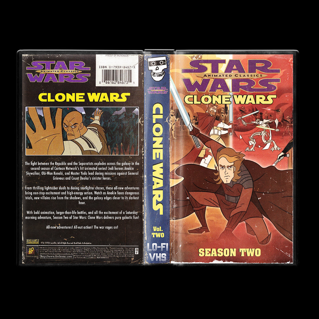 Genndy Tartakovsky's Clone Wars Volume Two VHS Artifact