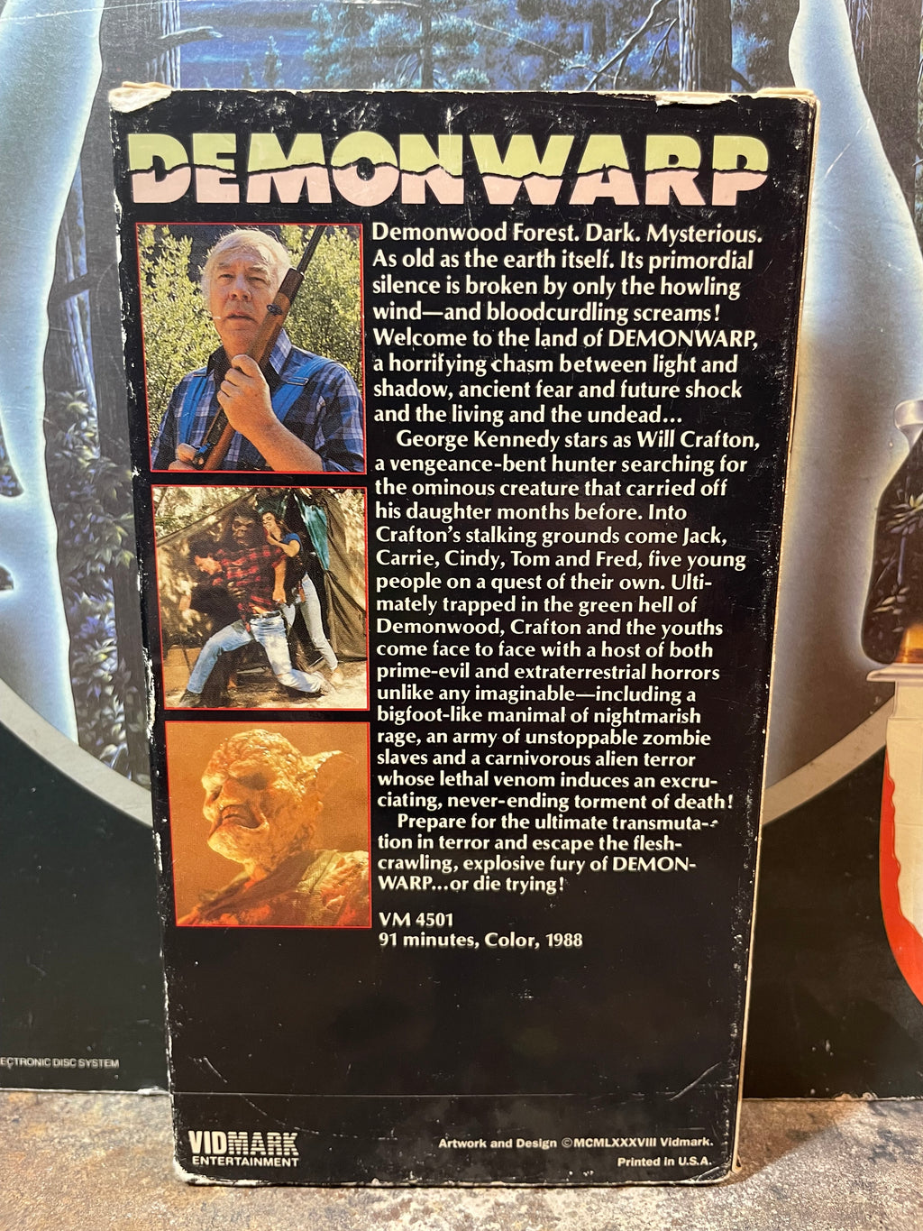 Demonwarp Used VHS