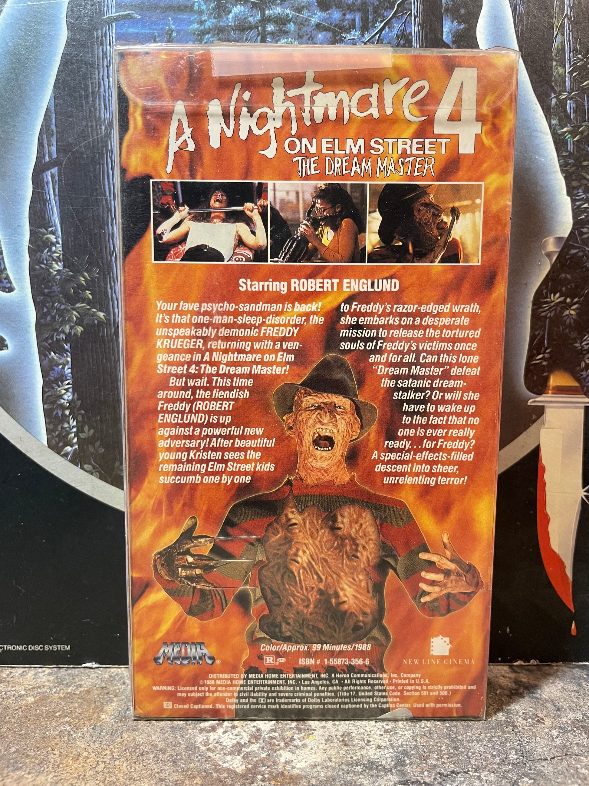 A Nightmare On Elm Street Media Set Used VHS