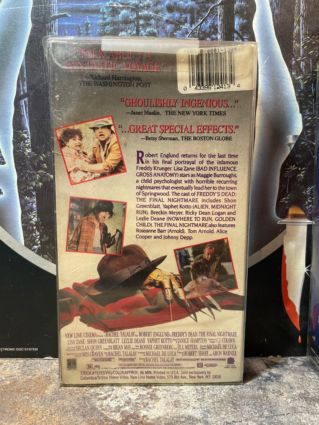 A Nightmare On Elm Street Media Set Used VHS