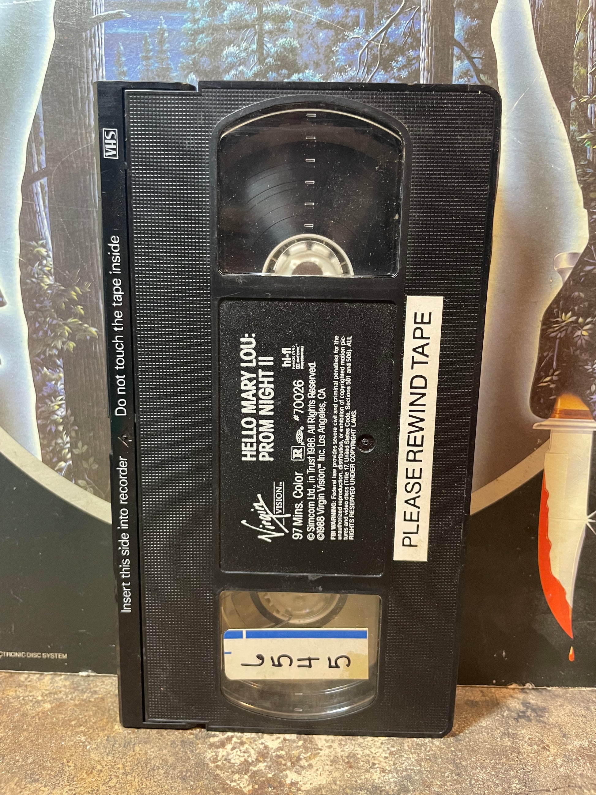 Hello Mary Lou Prom Night 2 Used VHS