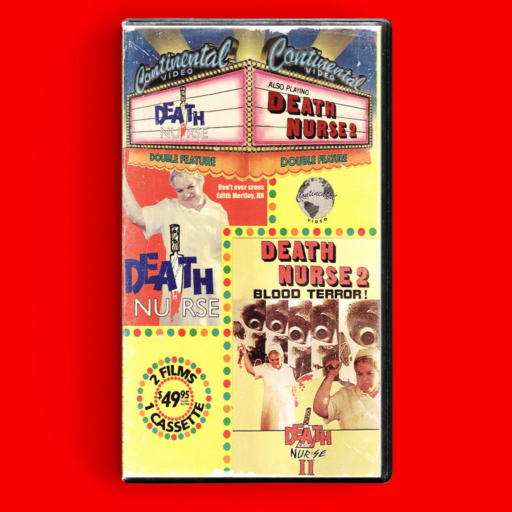 Death Nurse Double Feature VHS Artifact