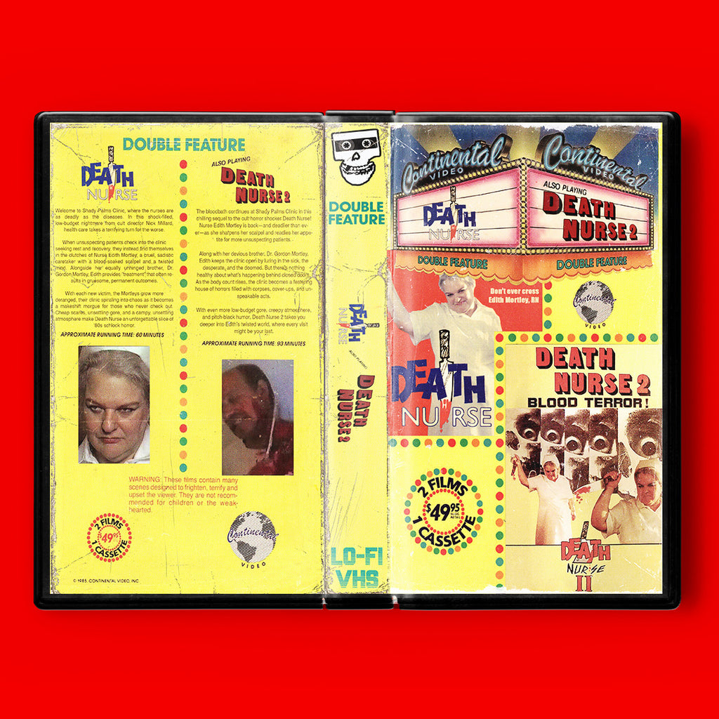 Death Nurse Double Feature VHS Artifact