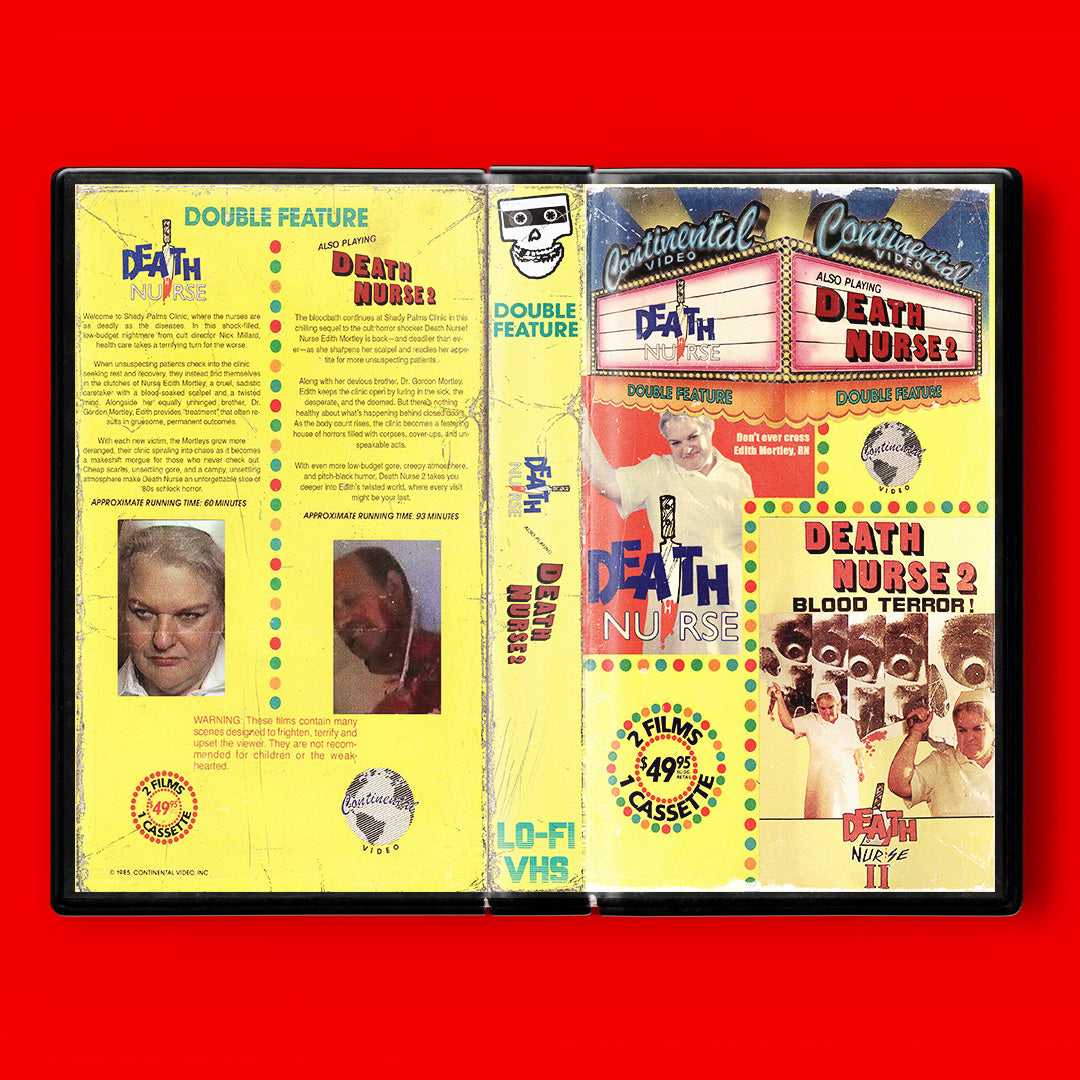 Death Nurse Double Feature VHS Artifact