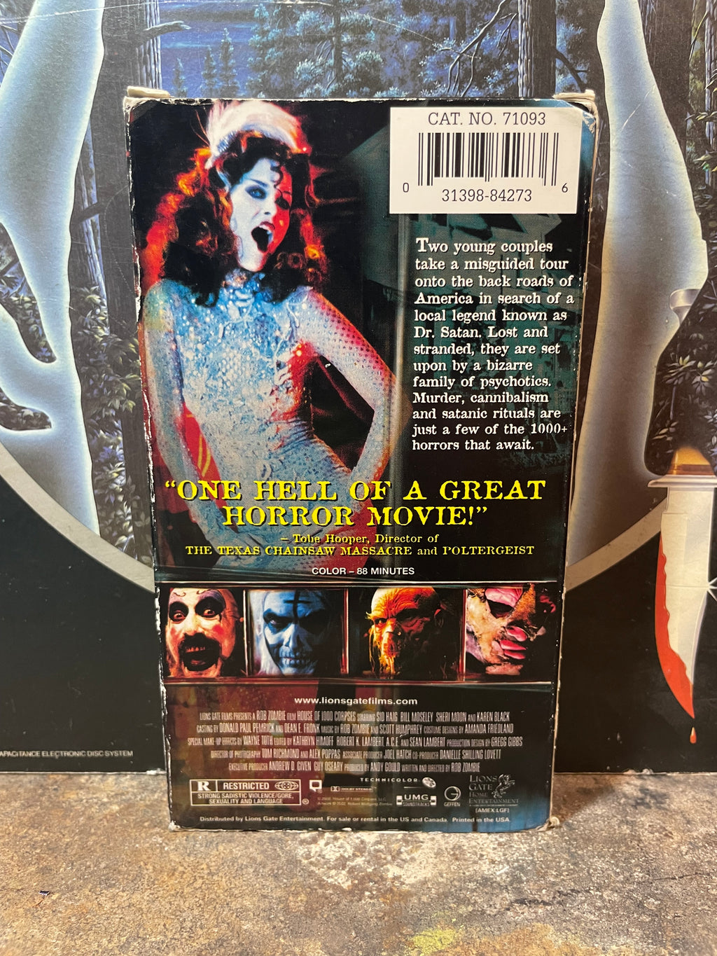 House Of 1,000 Corpses Used VHS