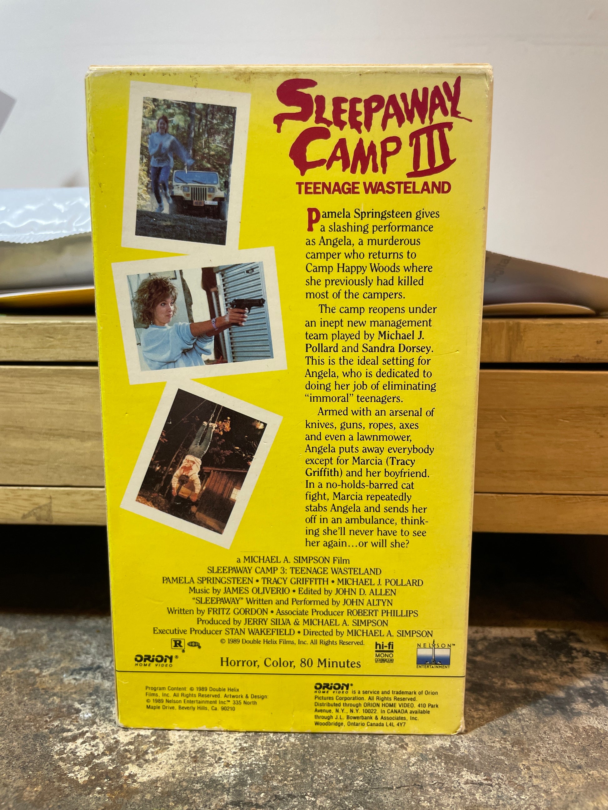 Sleepaway Camp 3 Teenage Wasteland Used VHS