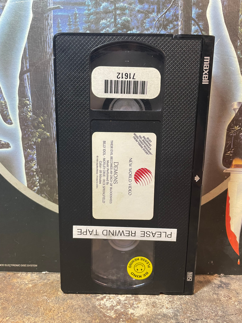 Demons Used VHS