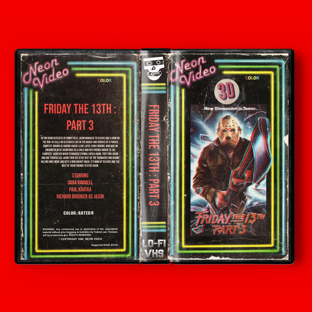 Friday The 13th Part 3 VHS Artifact