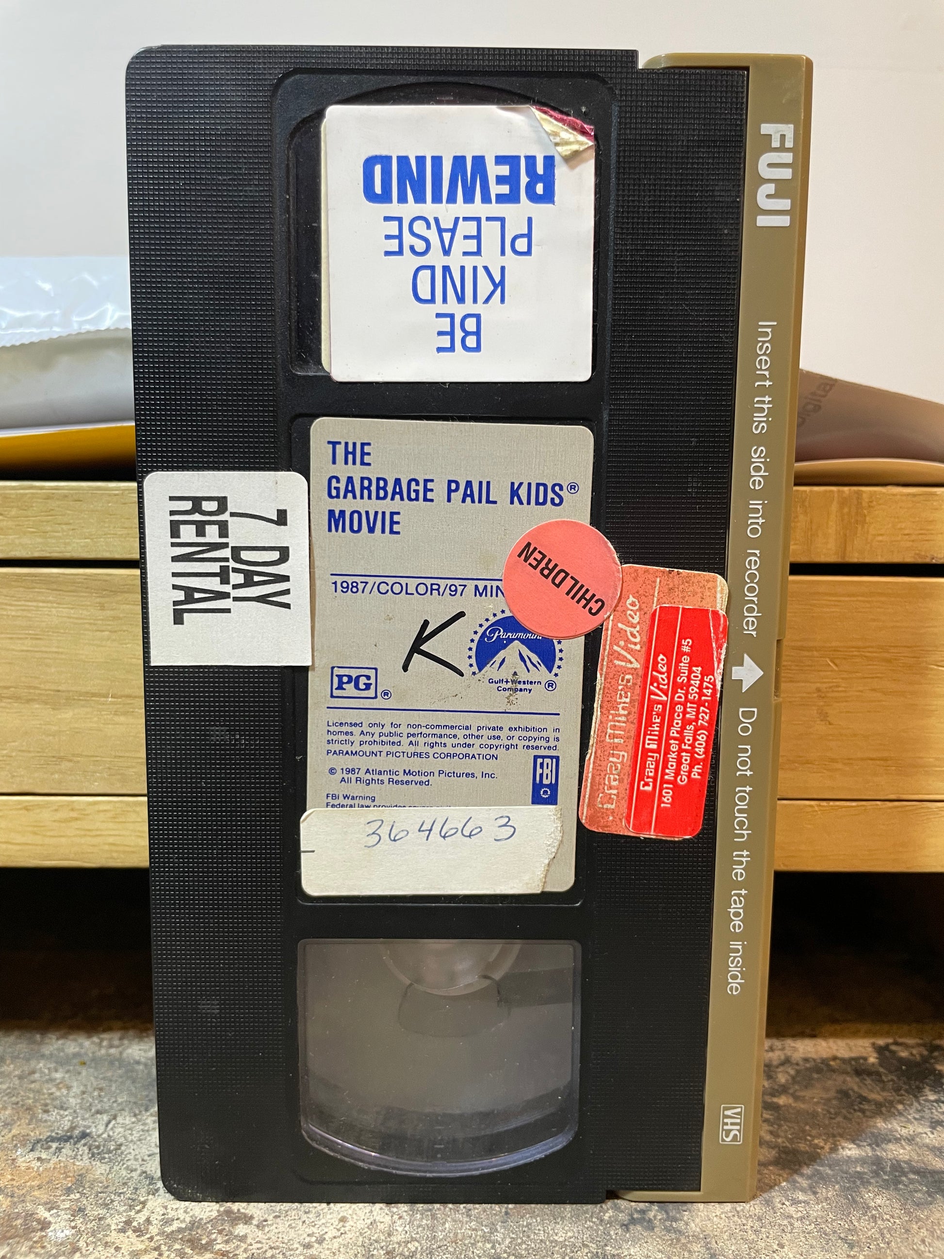 Garbage Pail Kids The Movie Used VHS