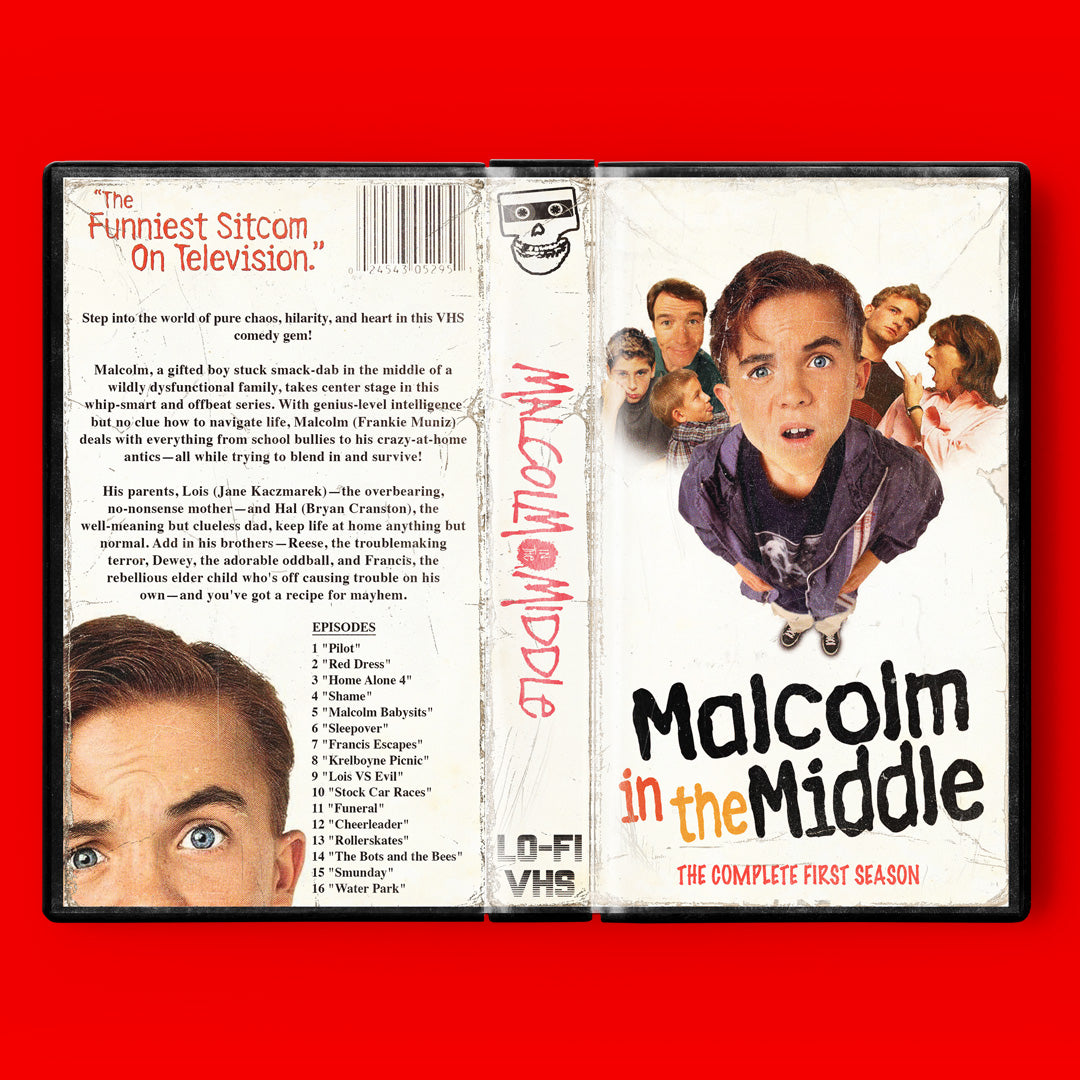 Malcolm In The Middle Season One VHS Artifact