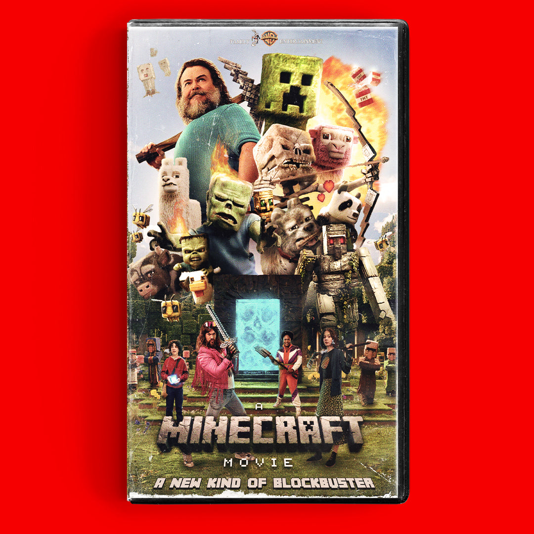 A Minecraft Movie VHS Artifact
